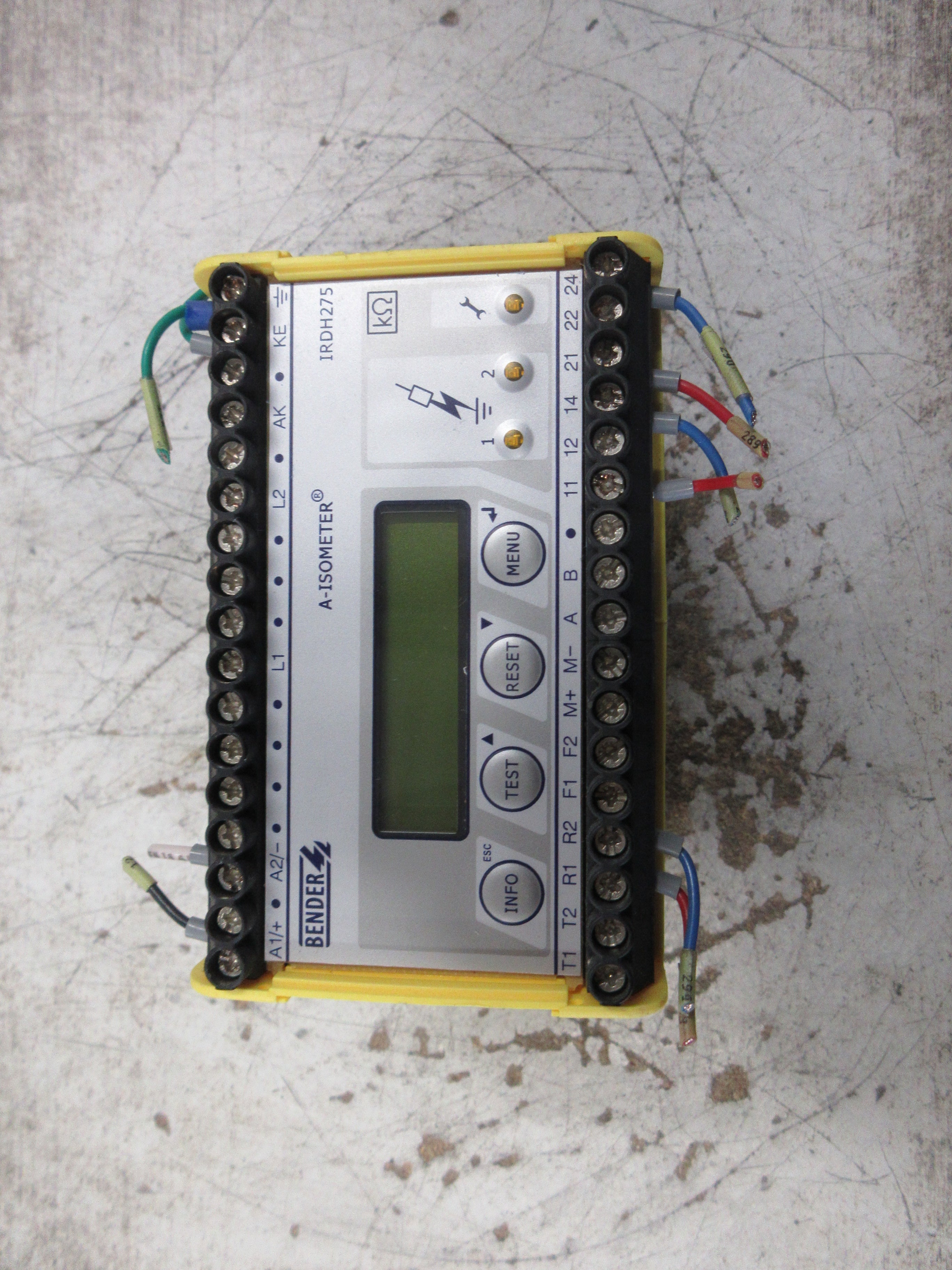 Bender A-Isometer Insulation Monitoring Device IRDH275-435 S/W: D160 V1.4 Used
