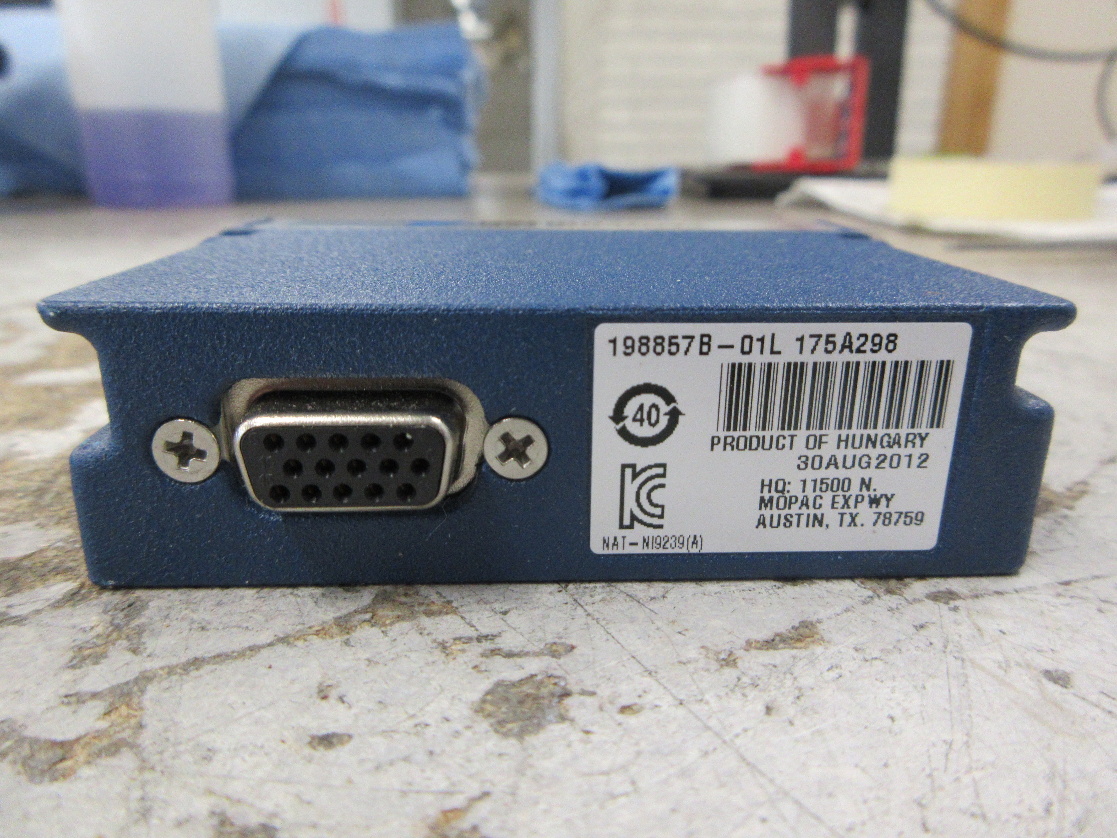National Instruments NI 9239 Simultaneous Analog Input Module 198857B-01L Used