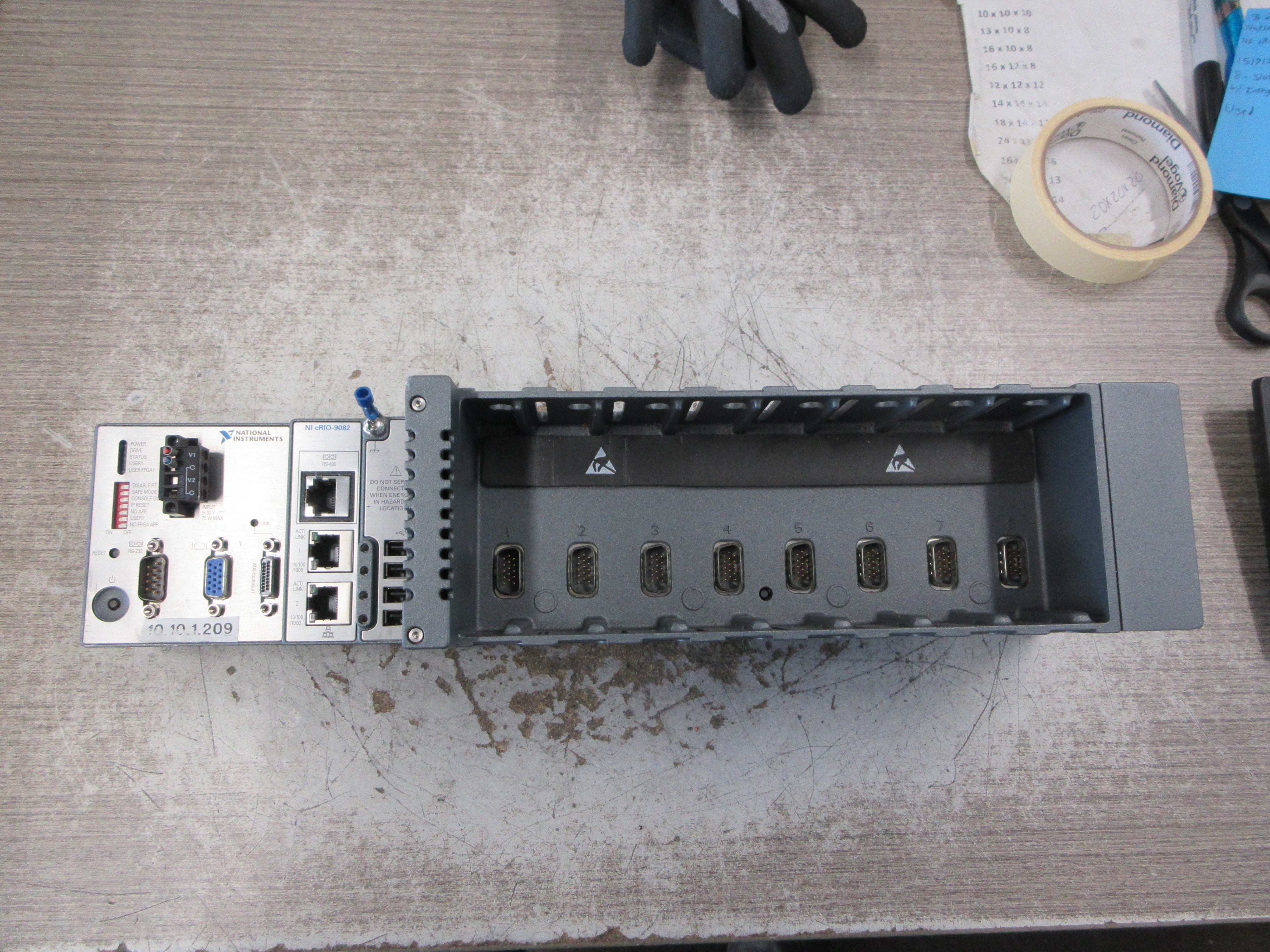 National Instruments NI cRIO-9082 Reconfigurable Embedded Chassis Used