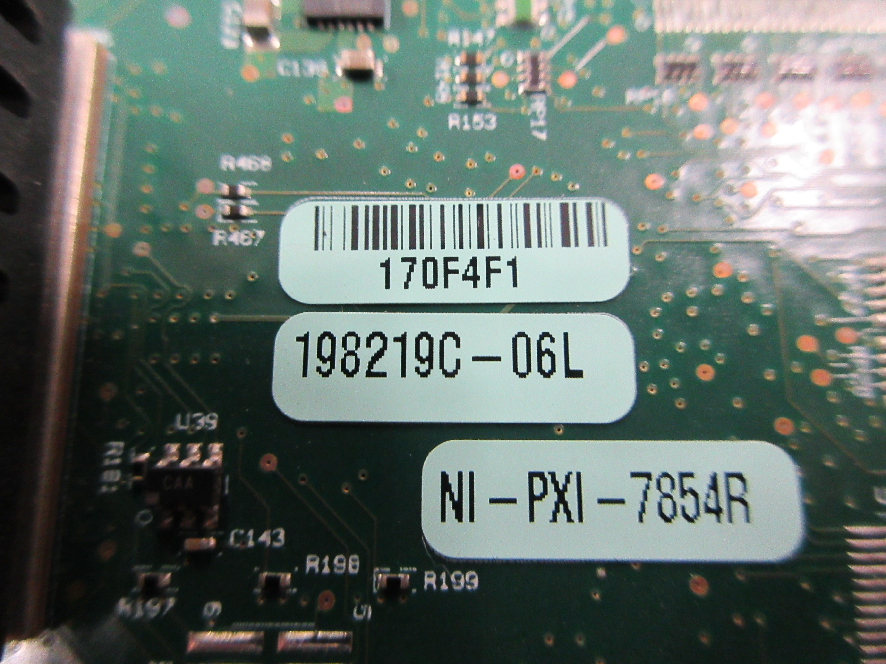 National Instruments NI PXI-7854R Reconfigurable I/O Module 198219C-06L Used