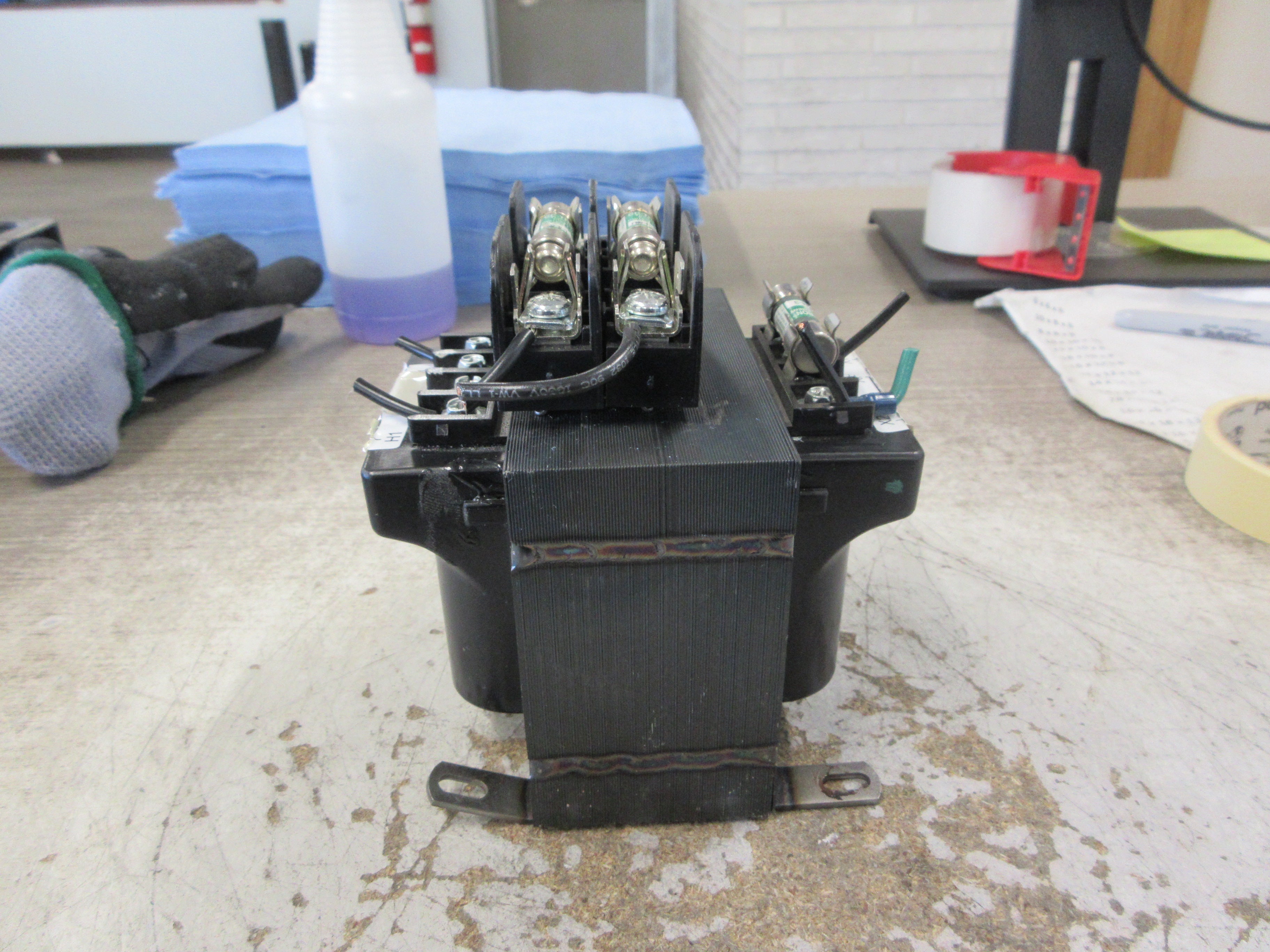 Jefferson Transformer 631-1801-000 350VA Pri: 240/480V Sec: 120V 50/60Hz Used
