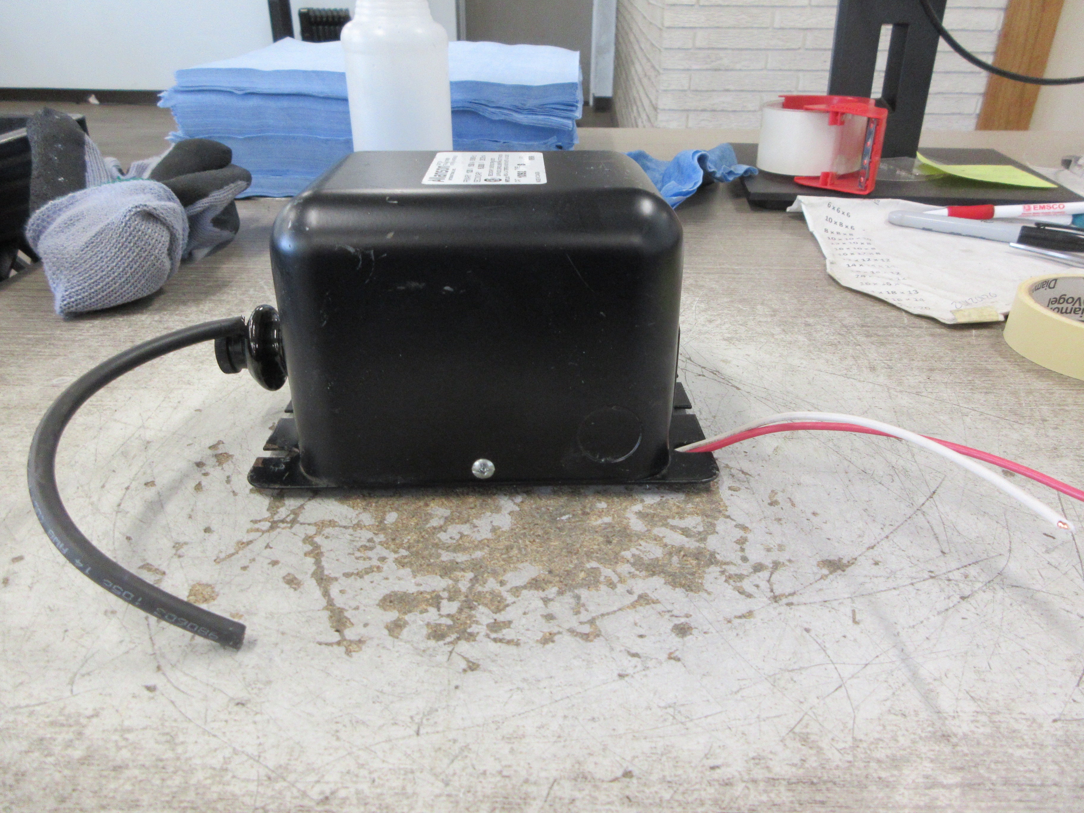Allanson Ignition Transformer 1092-S 150VA Pri: 120V Sec: 6000V 50/60Hz Used