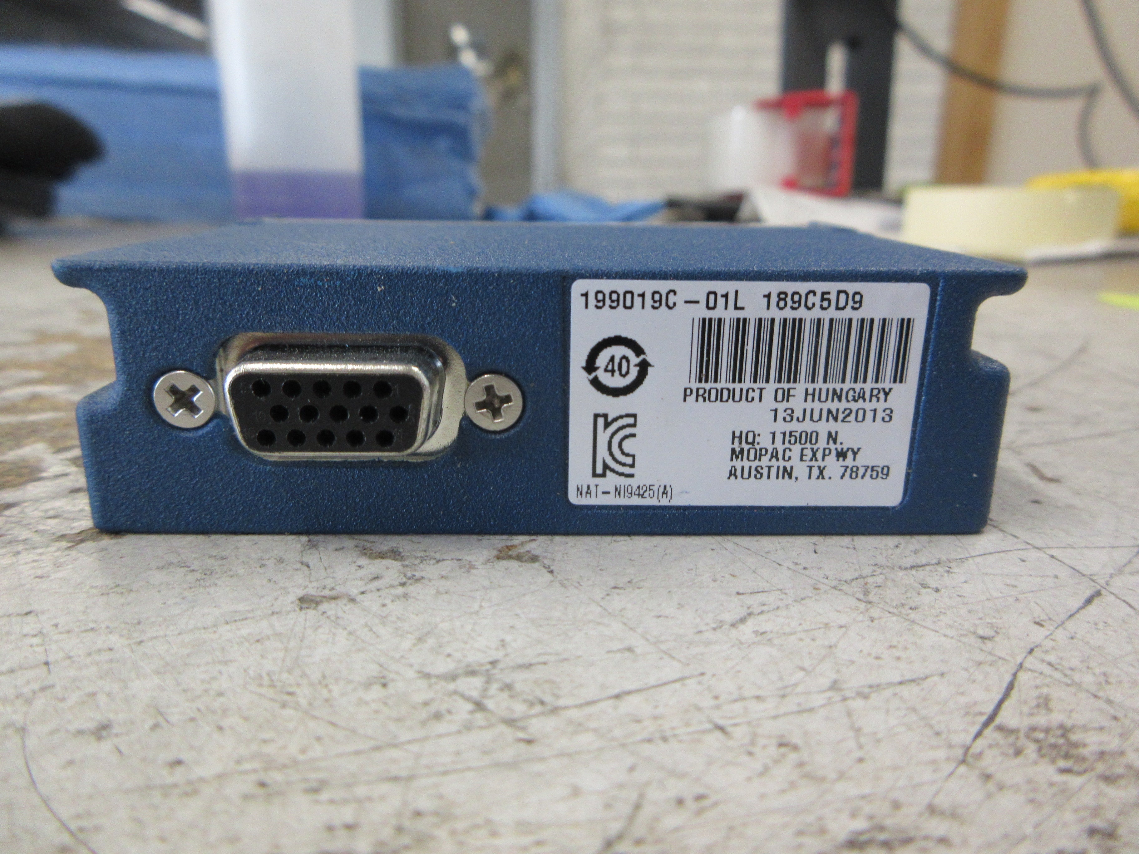 National Instruments NI 9425 Sinking Digital Input Module 199019C-01L 32-Ch Used