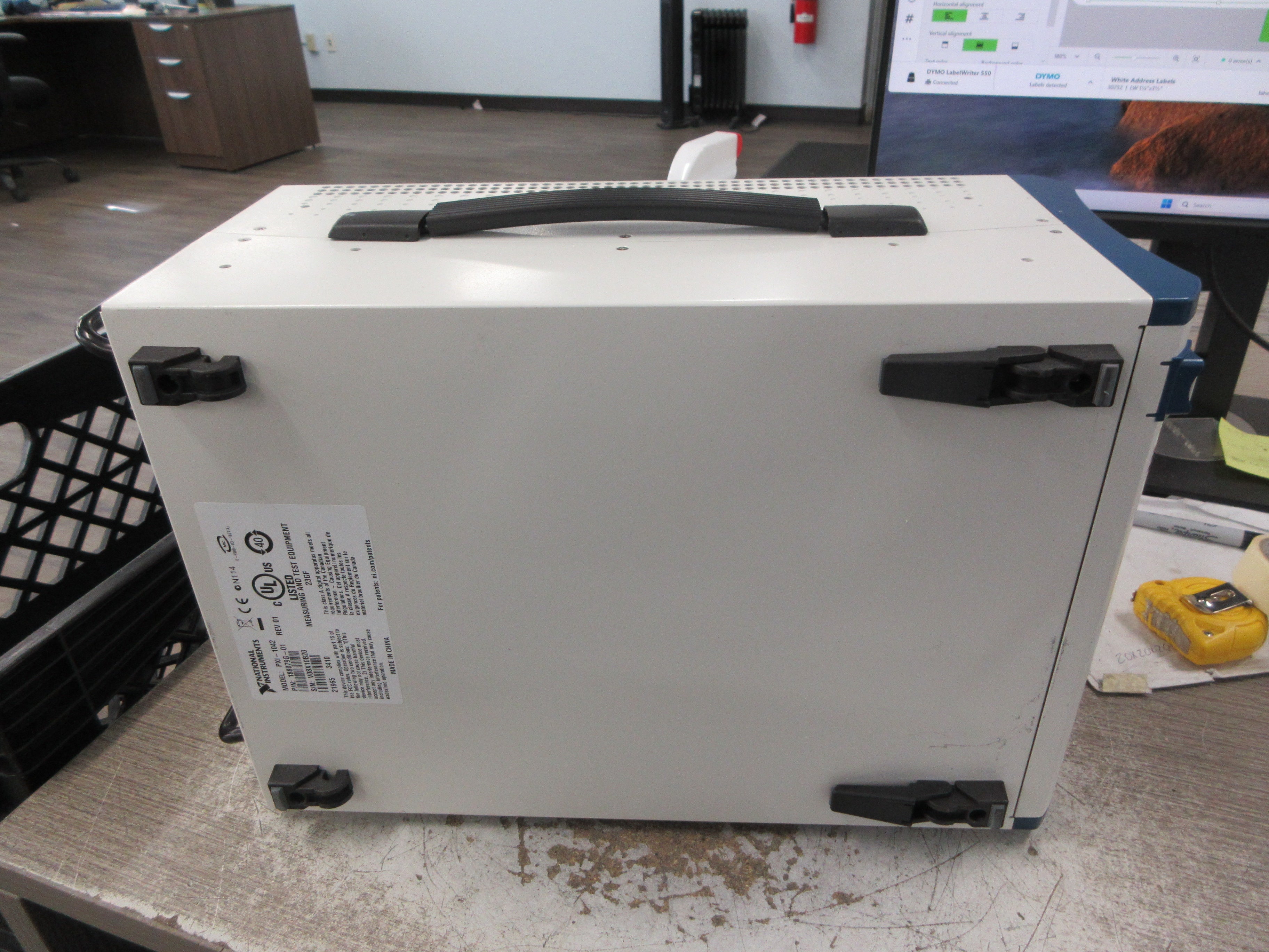 National Instruments PXI-1042 Chassis 188079G-01 Rev. 01 8-Slot Used