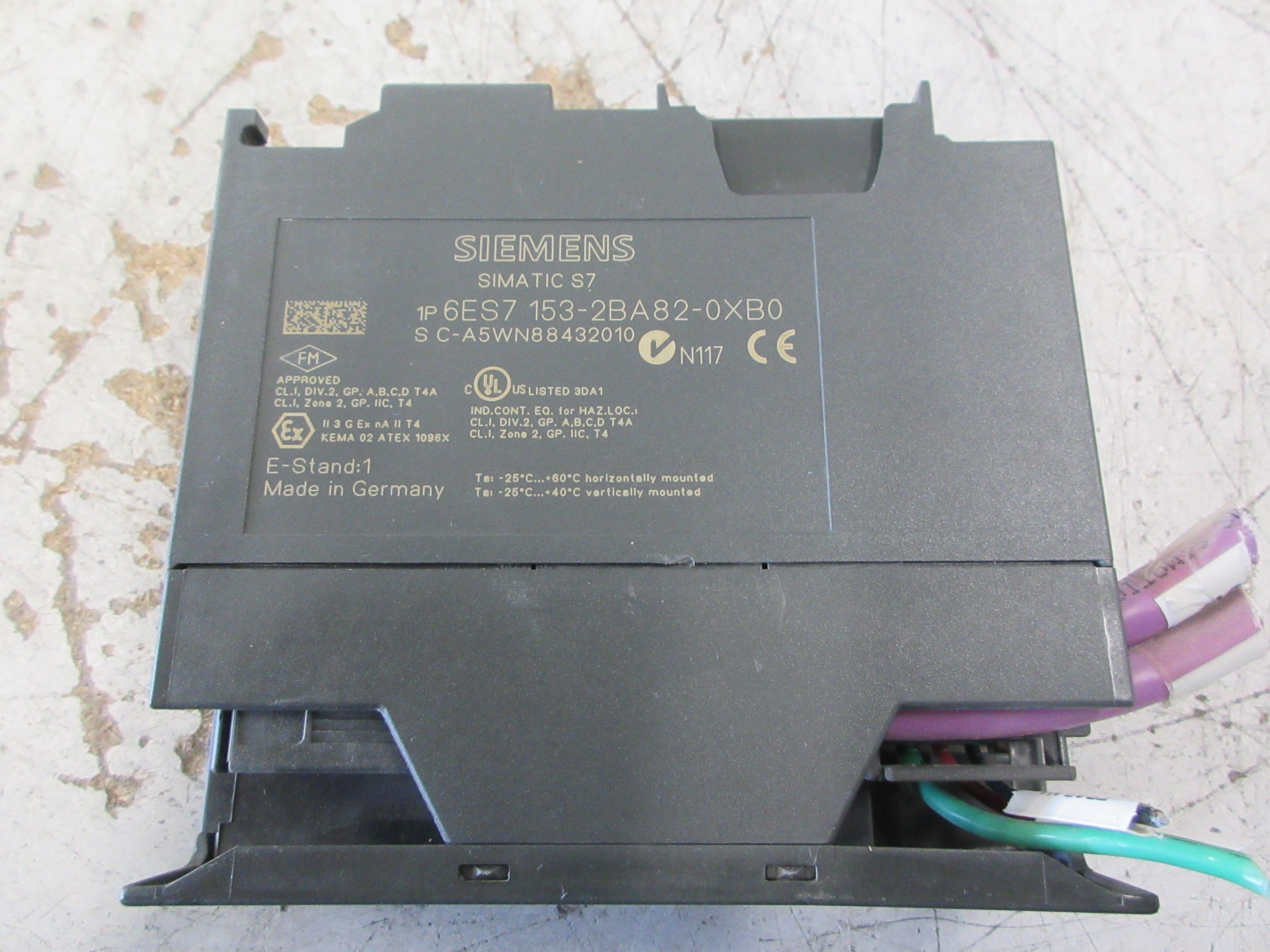 Siemens Simatic S7 ET200M/Link Module 6ES7 153-2BA82-0XB0 E-Stand: 1 Used