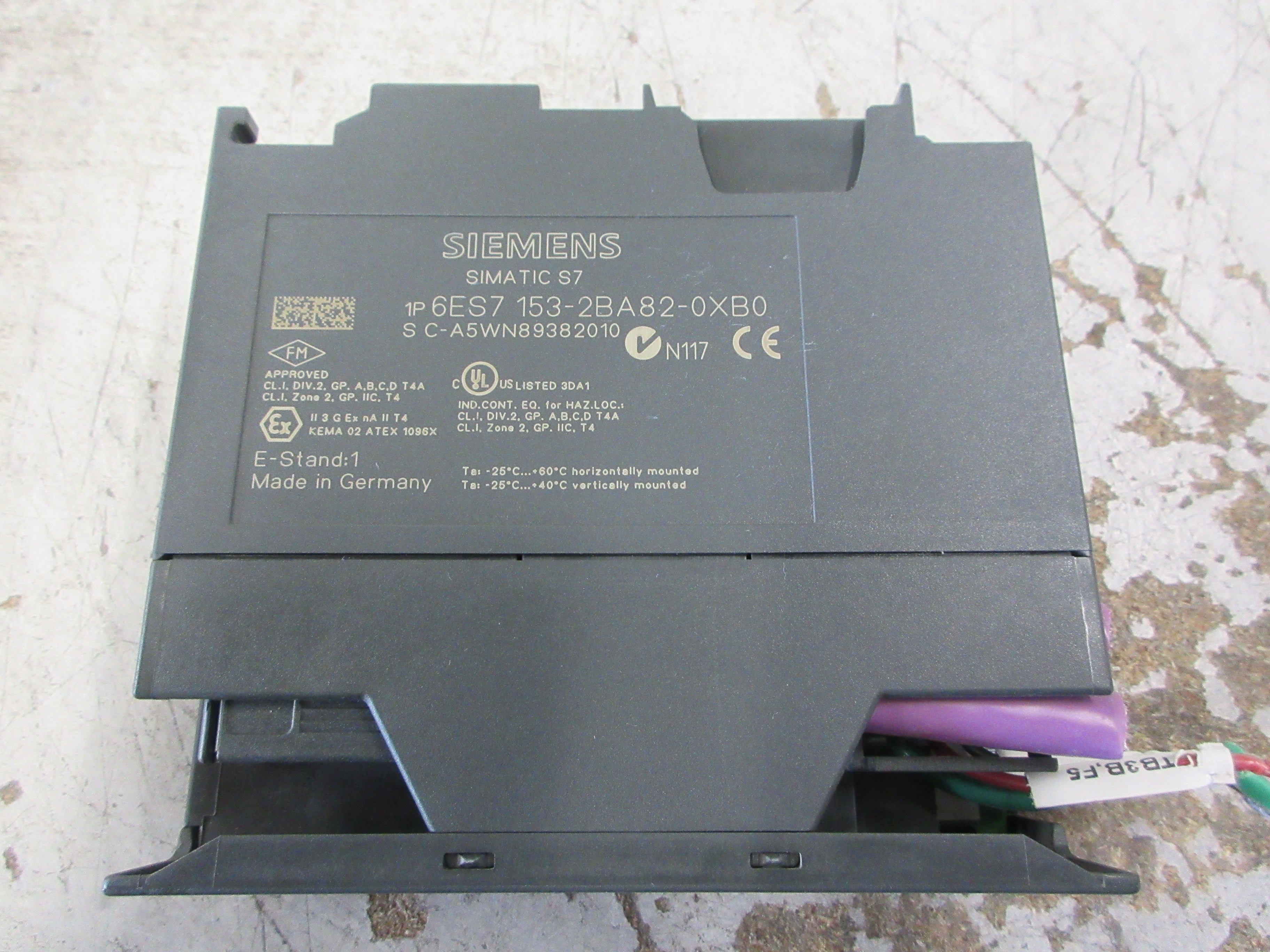 Siemens Simatic S7 ET200M/Link Module 6ES7 153-2BA82-0XB0 E-Stand: 1 Used