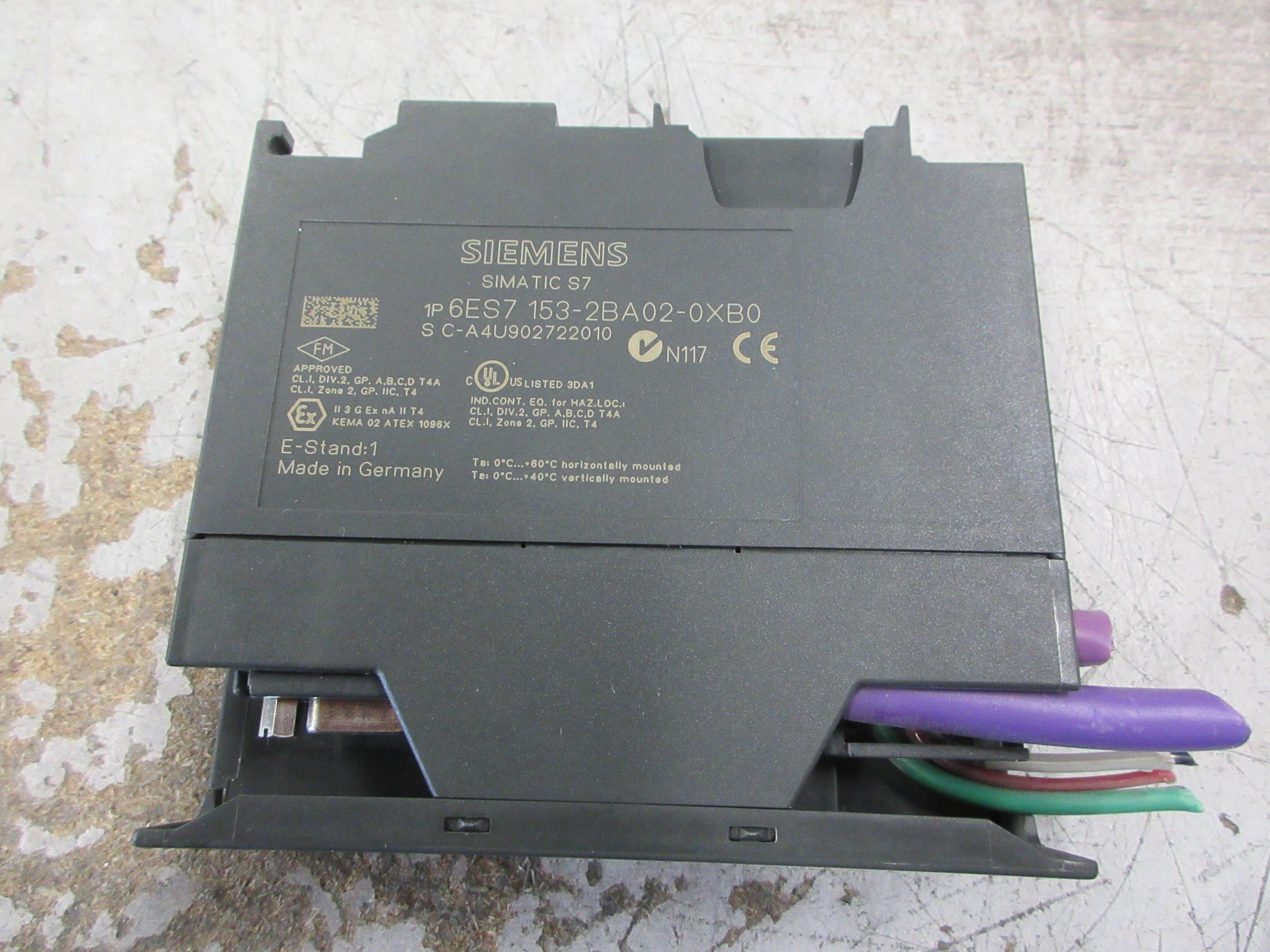 Siemens Simatic S7 ET200M/Link Module 6ES7 153-2BA02-0XB0 E-Stand: 1 Used
