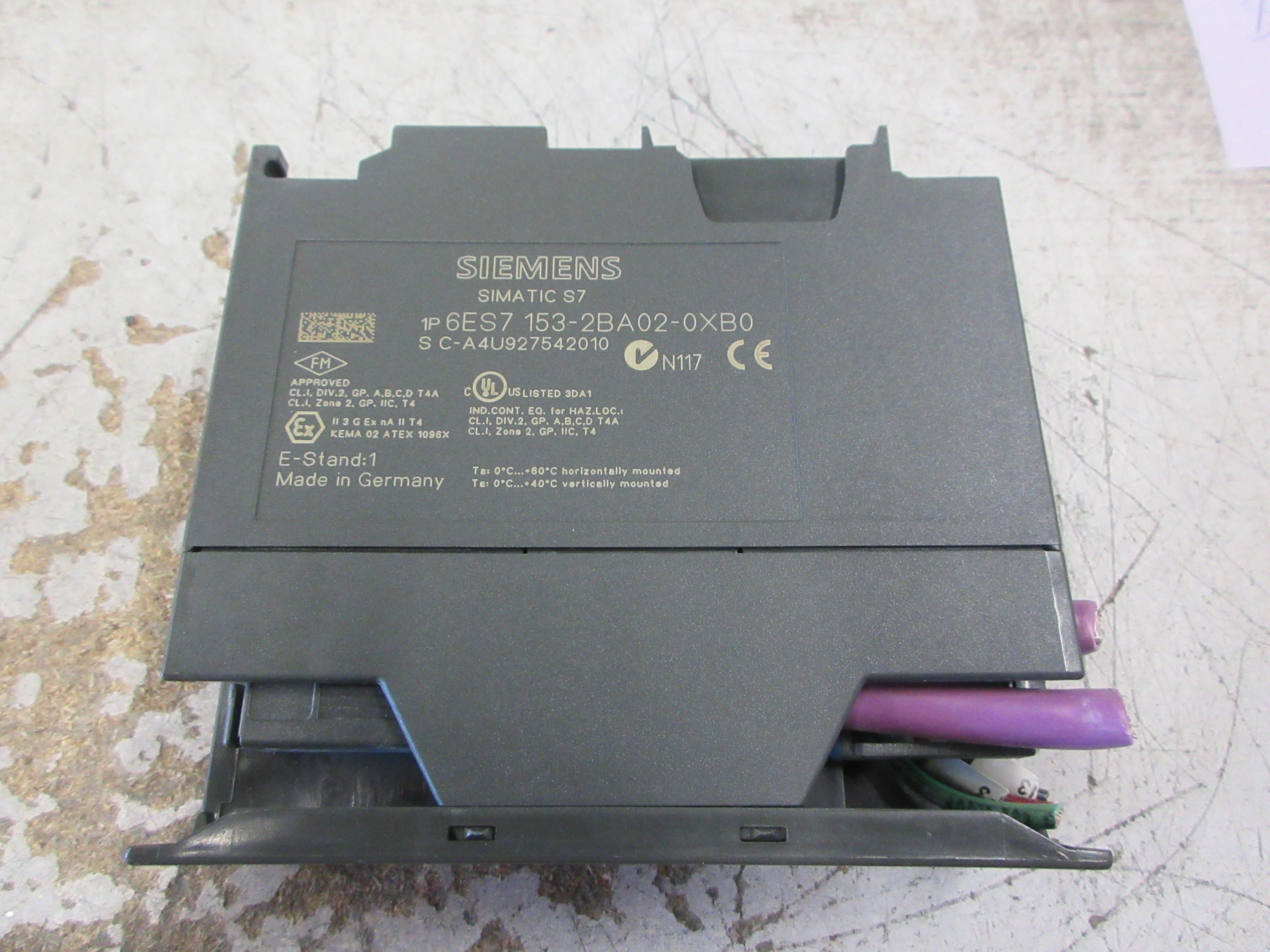 Siemens Simatic S7 ET20M/Link Module 6ES7 153-2BA02-0XB0 E-Stand:1 Used