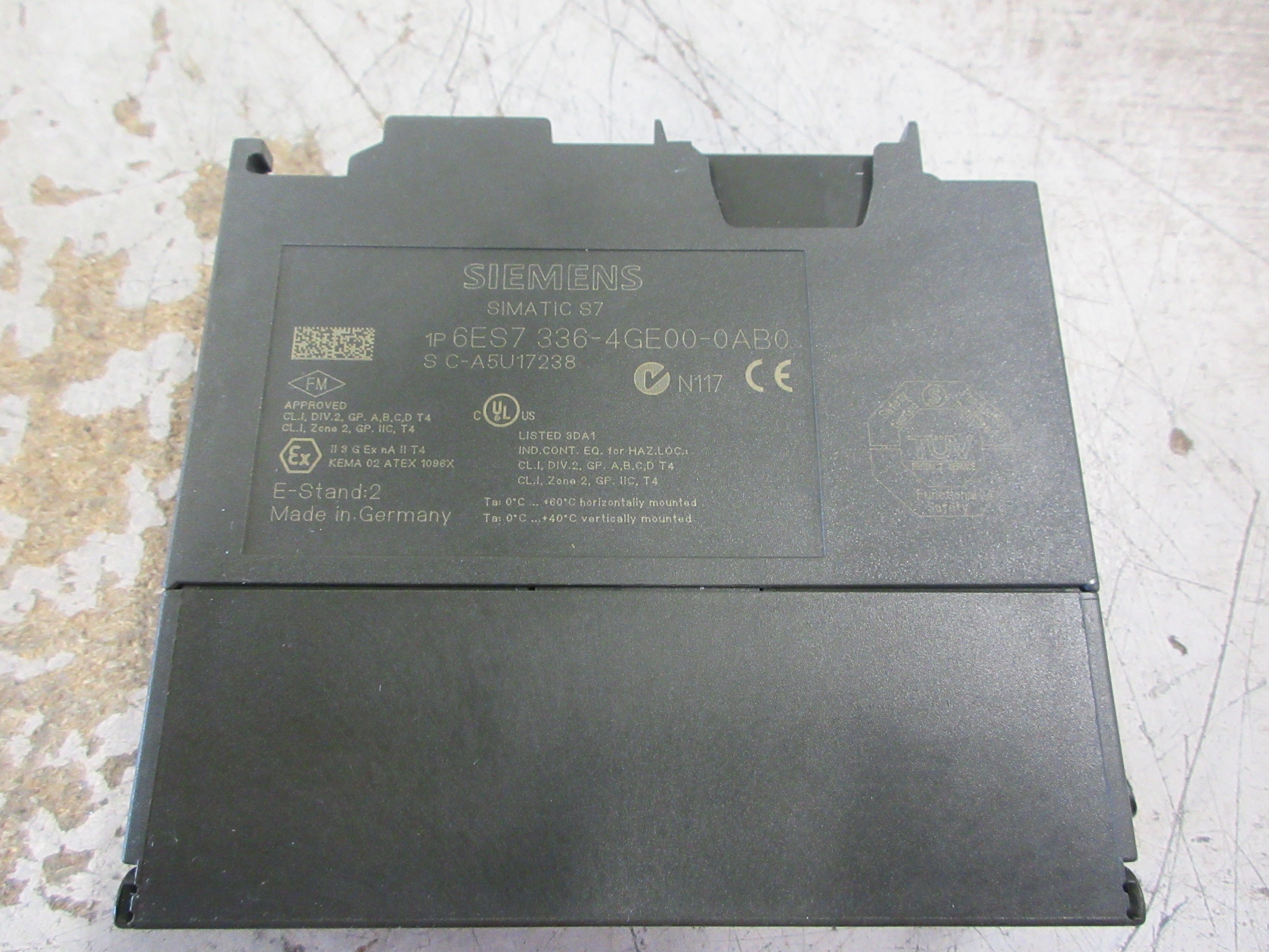 Siemens Simatic S7 FailSafe Analog Input Module 6ES7-336-4GE00-0AB0 Used