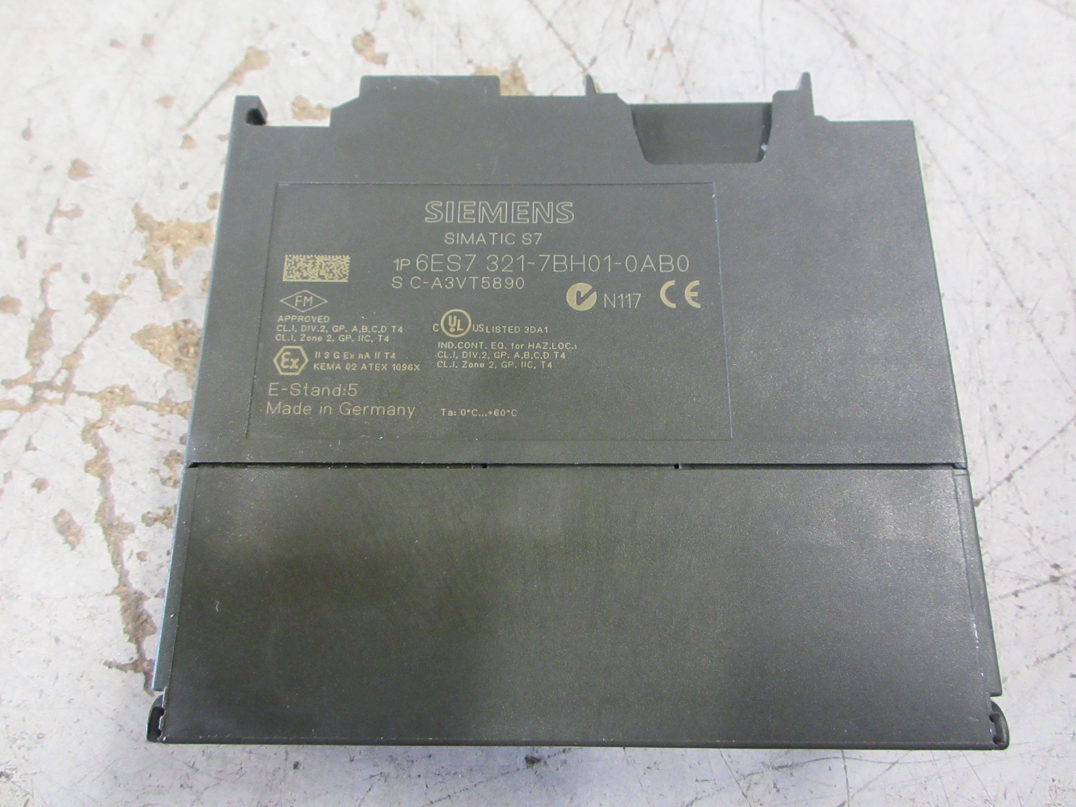 Siemens Simatic S7 Digital Input Module 6ES7 321-7BH01-0AB0 E-Stand: 5 Used