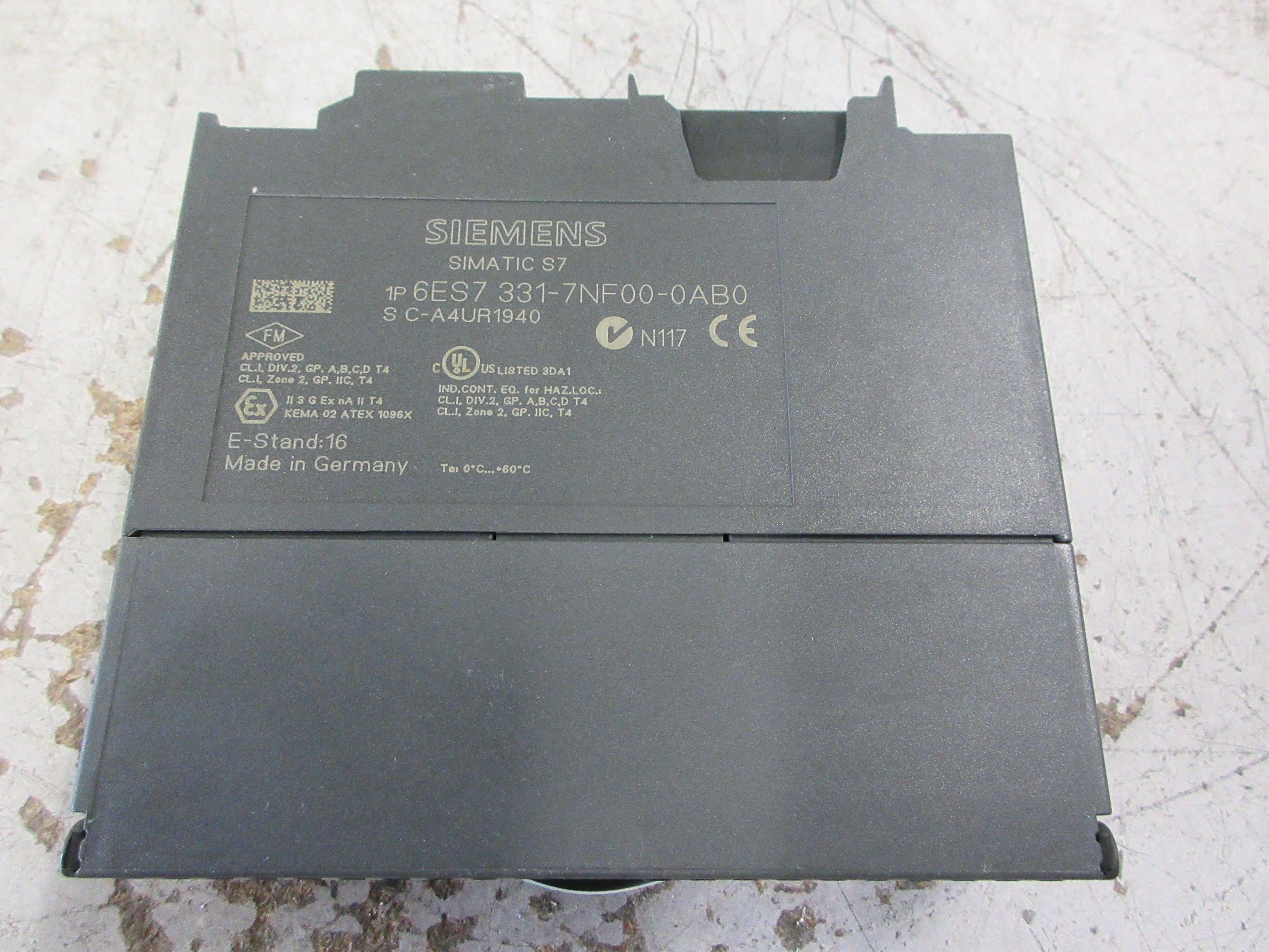 Siemens Simatic S7 Analog Input Module 6ES7 331-7NF00-0AB0 E-Stand: 16 Used