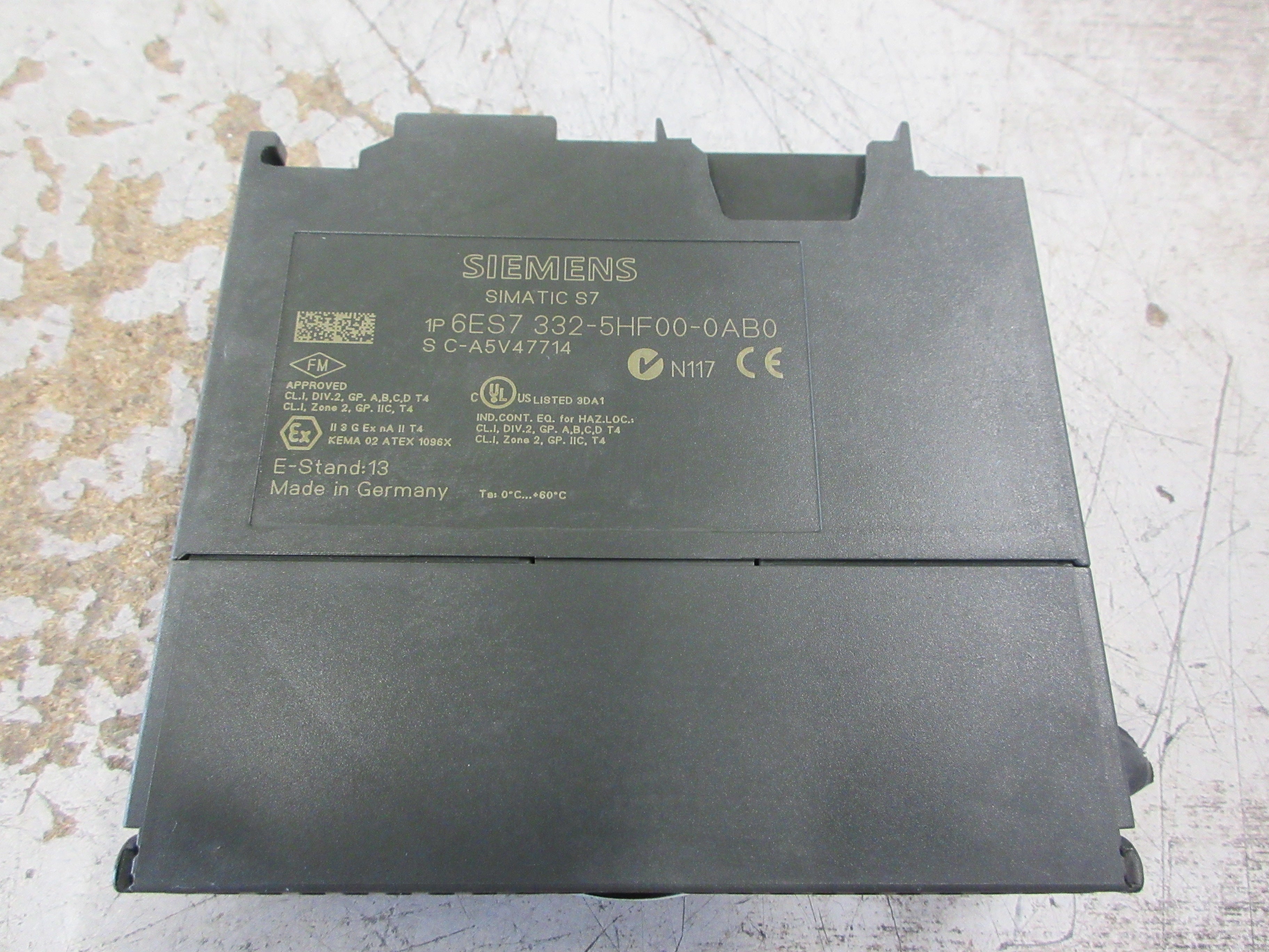 Siemens Simatic S7 Analog Output Module 6ES7 332-5HF00-0AB0 E-Stand: 13 Used