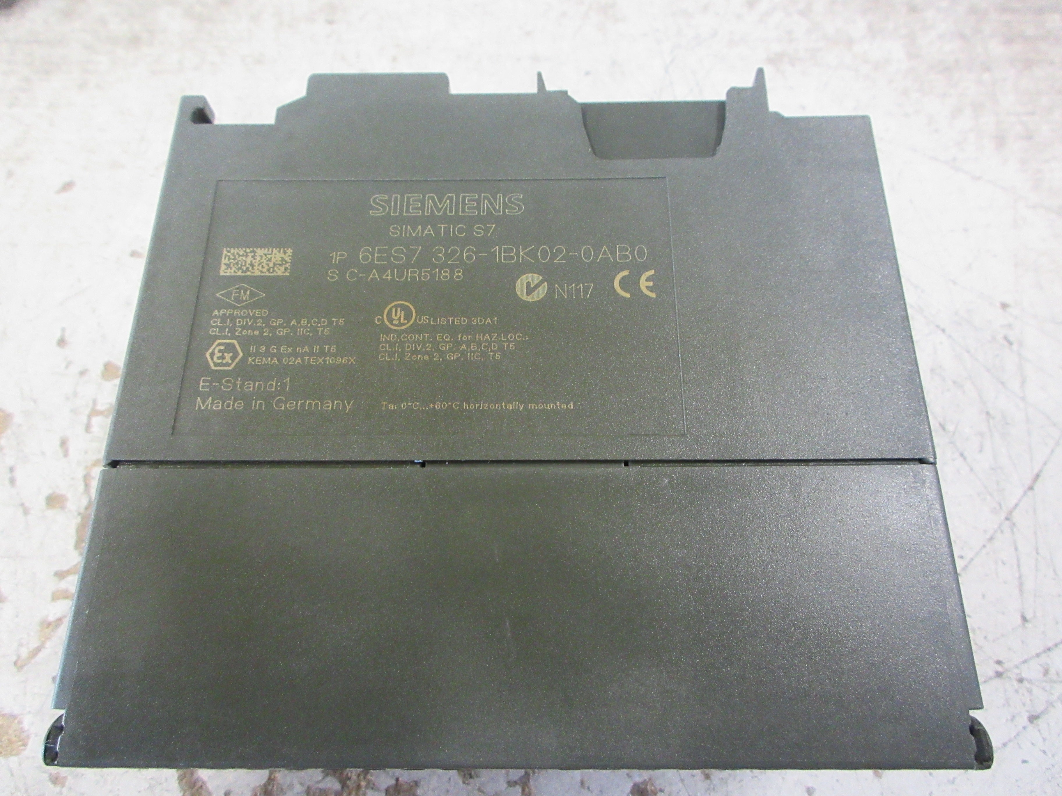 Siemens Simatic S7 FailSafe Digital Input Module 6ES7 326-1BK02-0AB0 Used