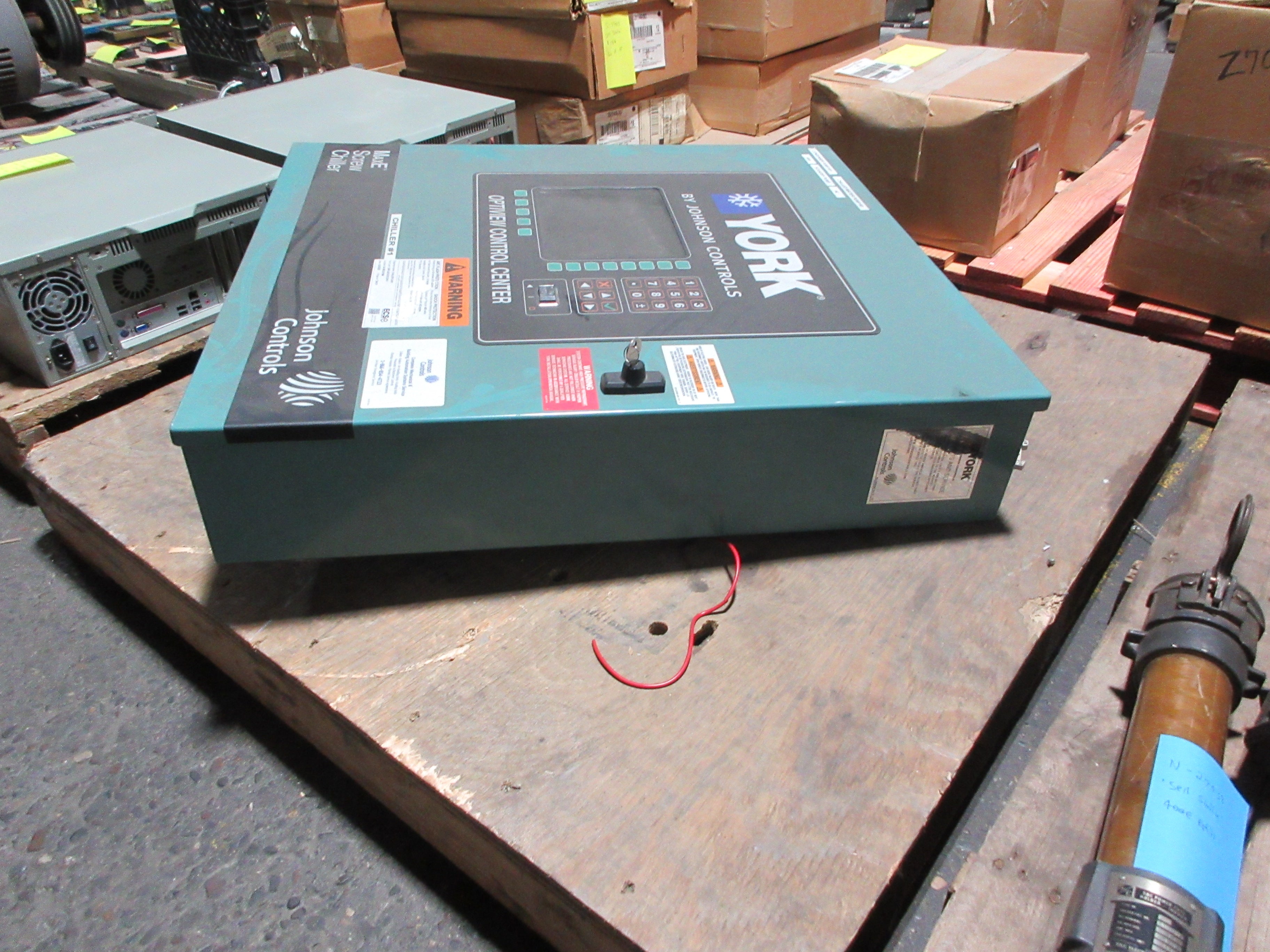 Johnson Controls York MaxE Centrifugal Chiller Optiview Control Center Used