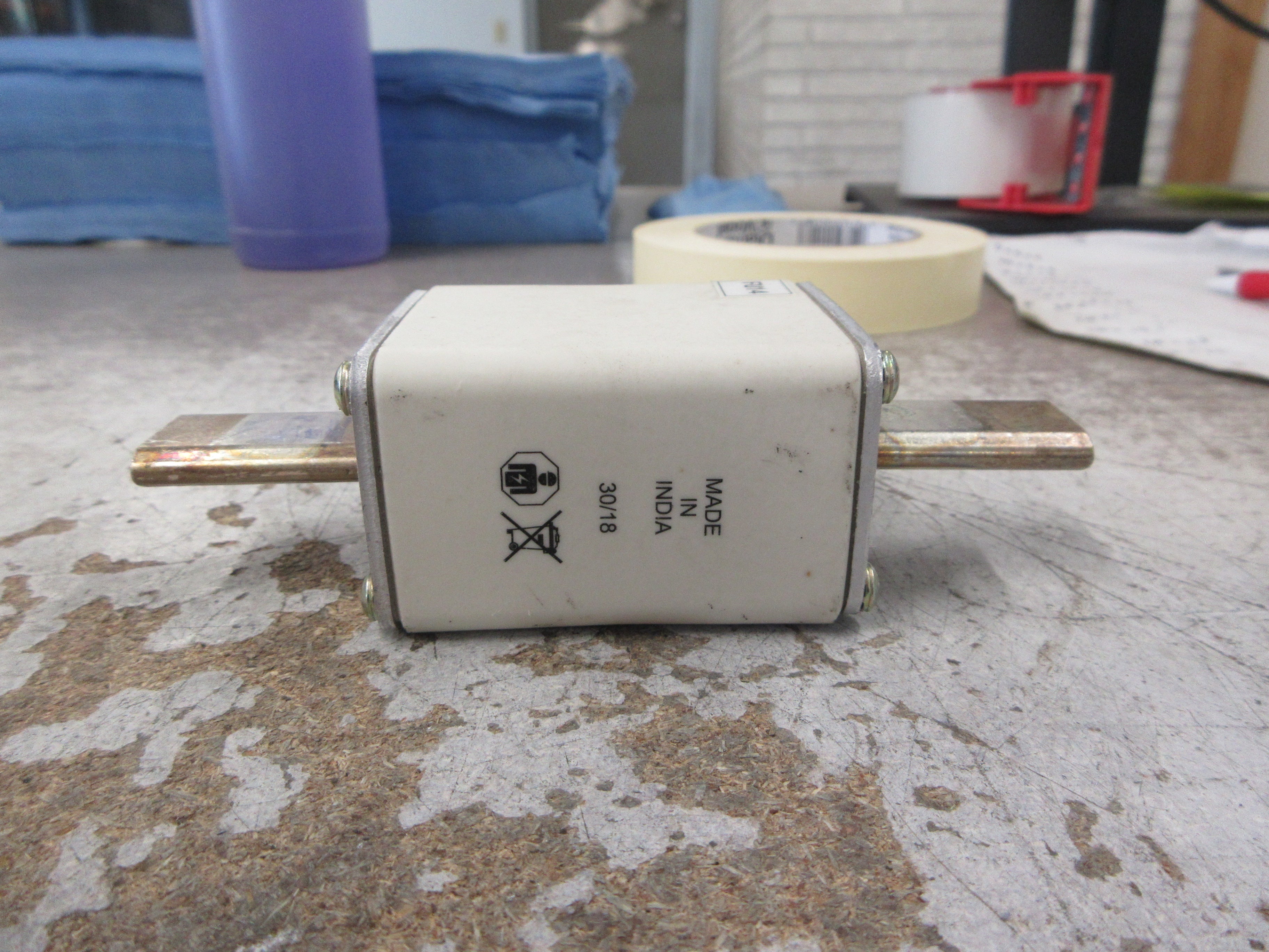 Eaton Bussmann Series Fuse PV-63ANH1 63A 1000V DC Used