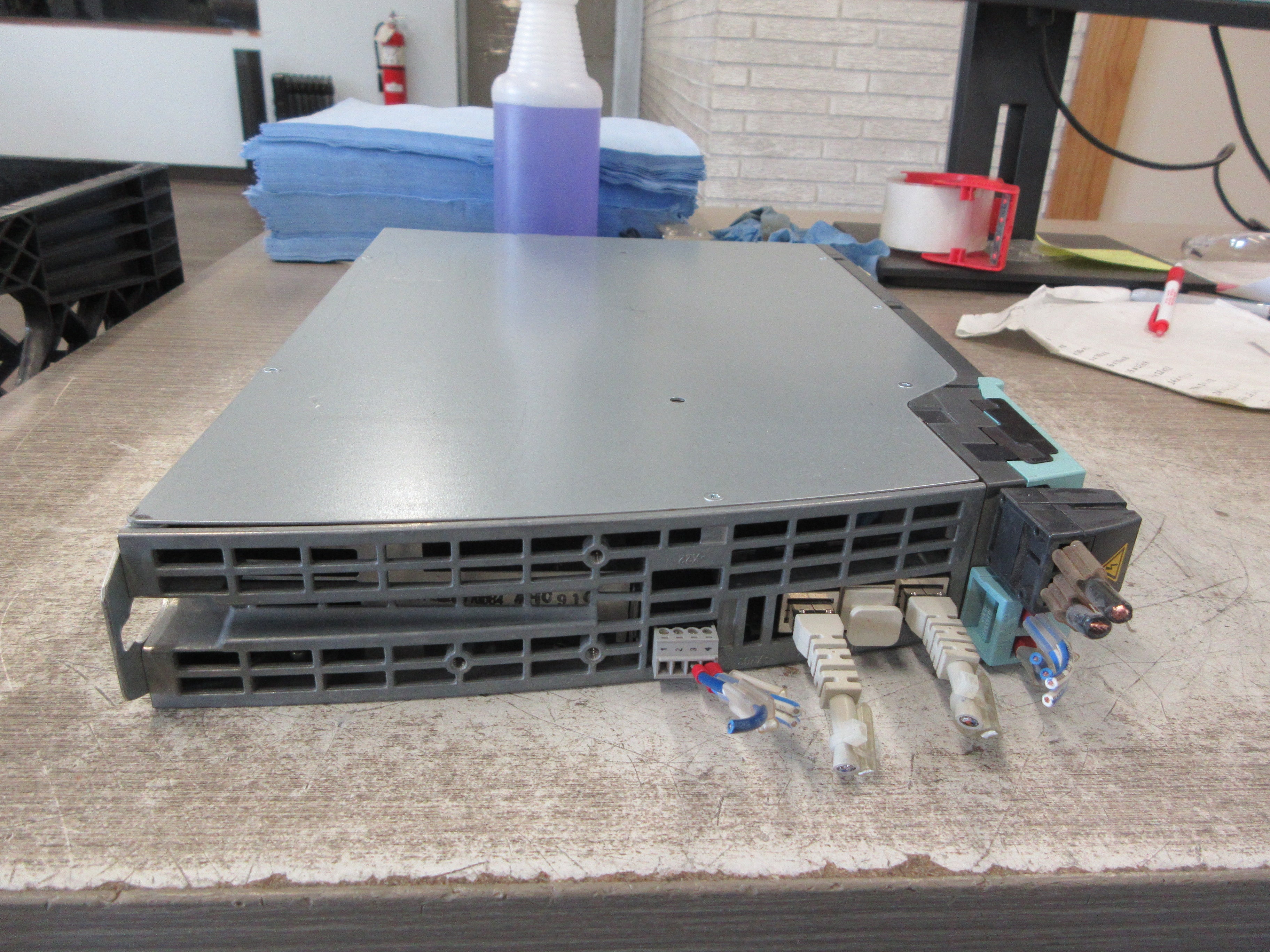 Siemens Single Motor Module 6SL3120-1TE21-8AA3 Ver. D Input: 600VDC Used