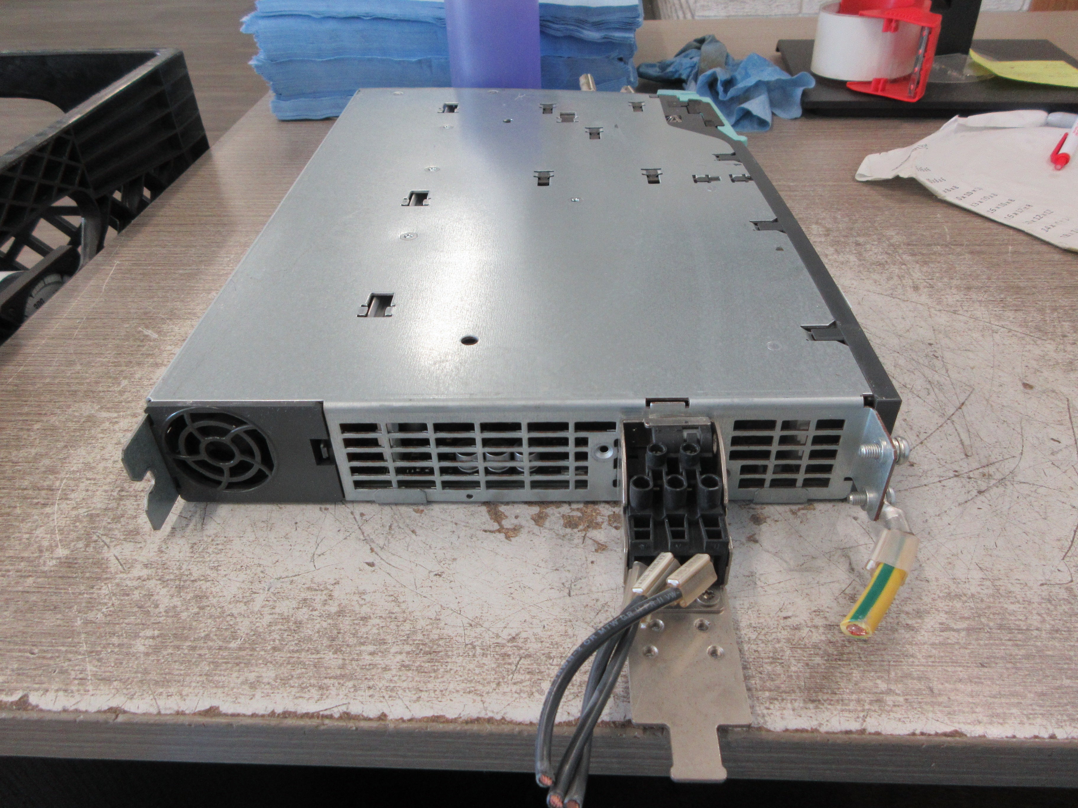 Siemens Single Motor Module 6SL3120-1TE21-8AA3 Ver. D Input: 600VDC Used