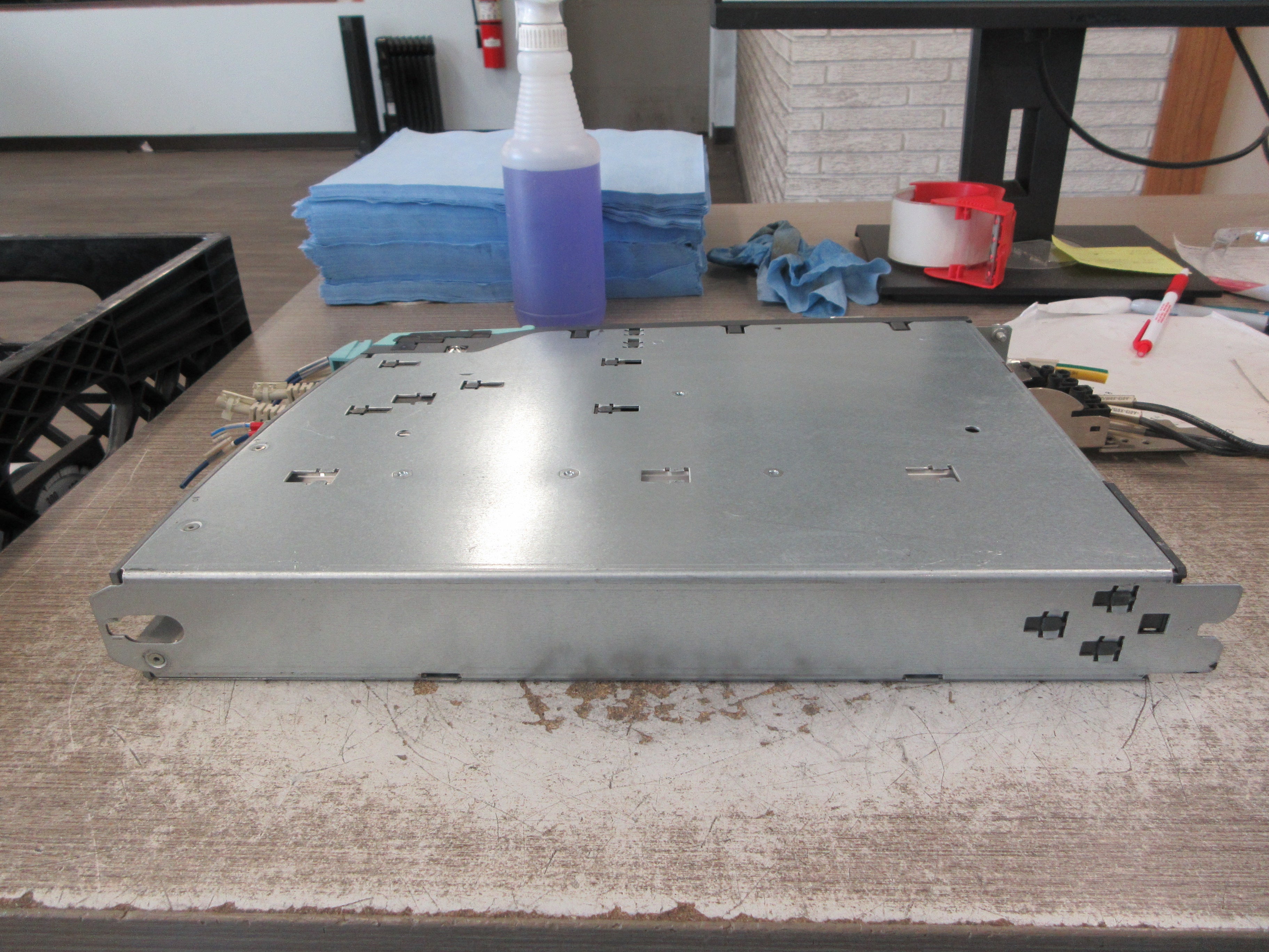 Siemens Single Motor Module 6SL3120-1TE21-8AA3 Ver. D Input: 600VDC Used