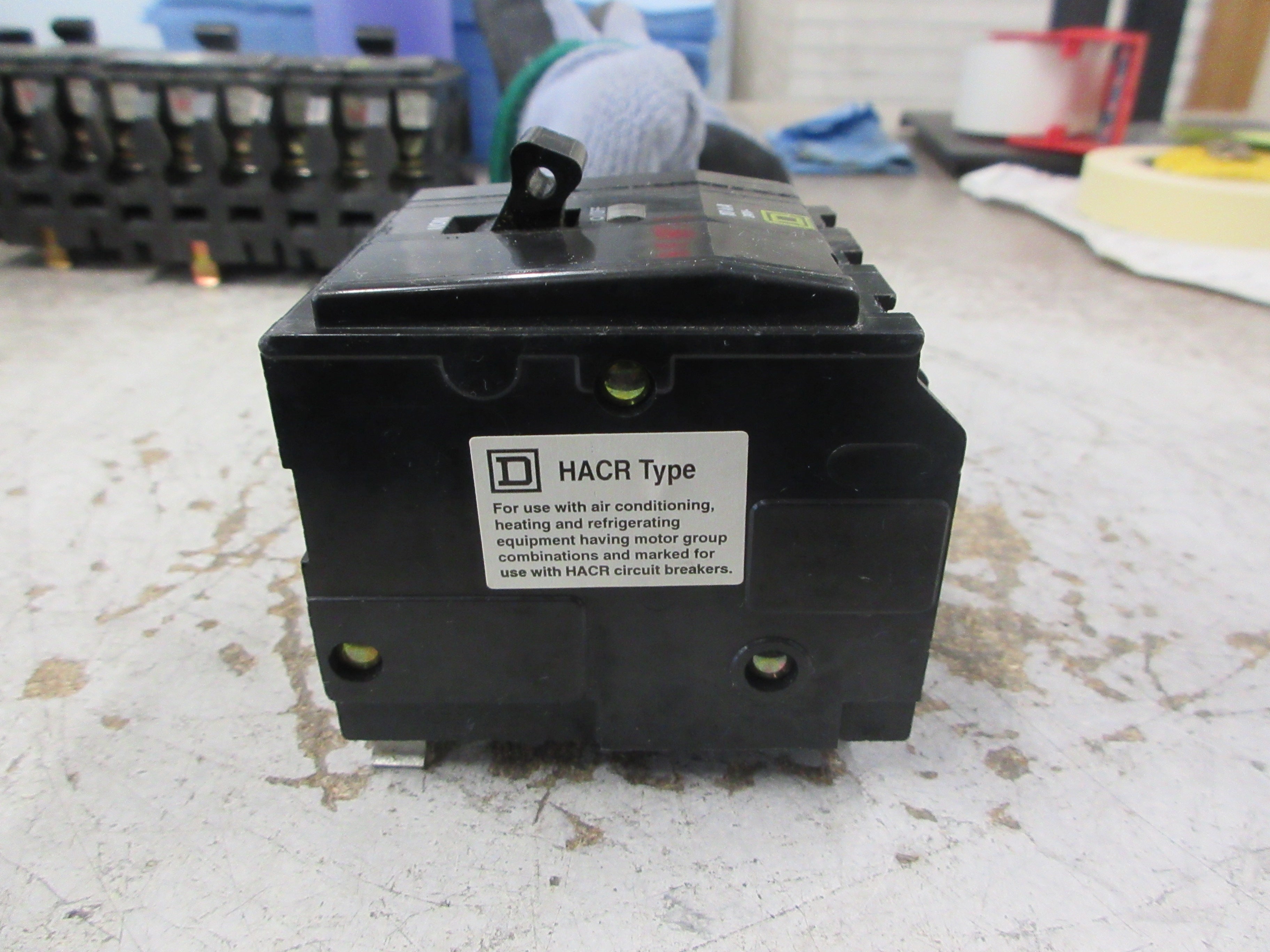 Square D Clip-On Circuit Breaker QO315 15A 240V 3P Used