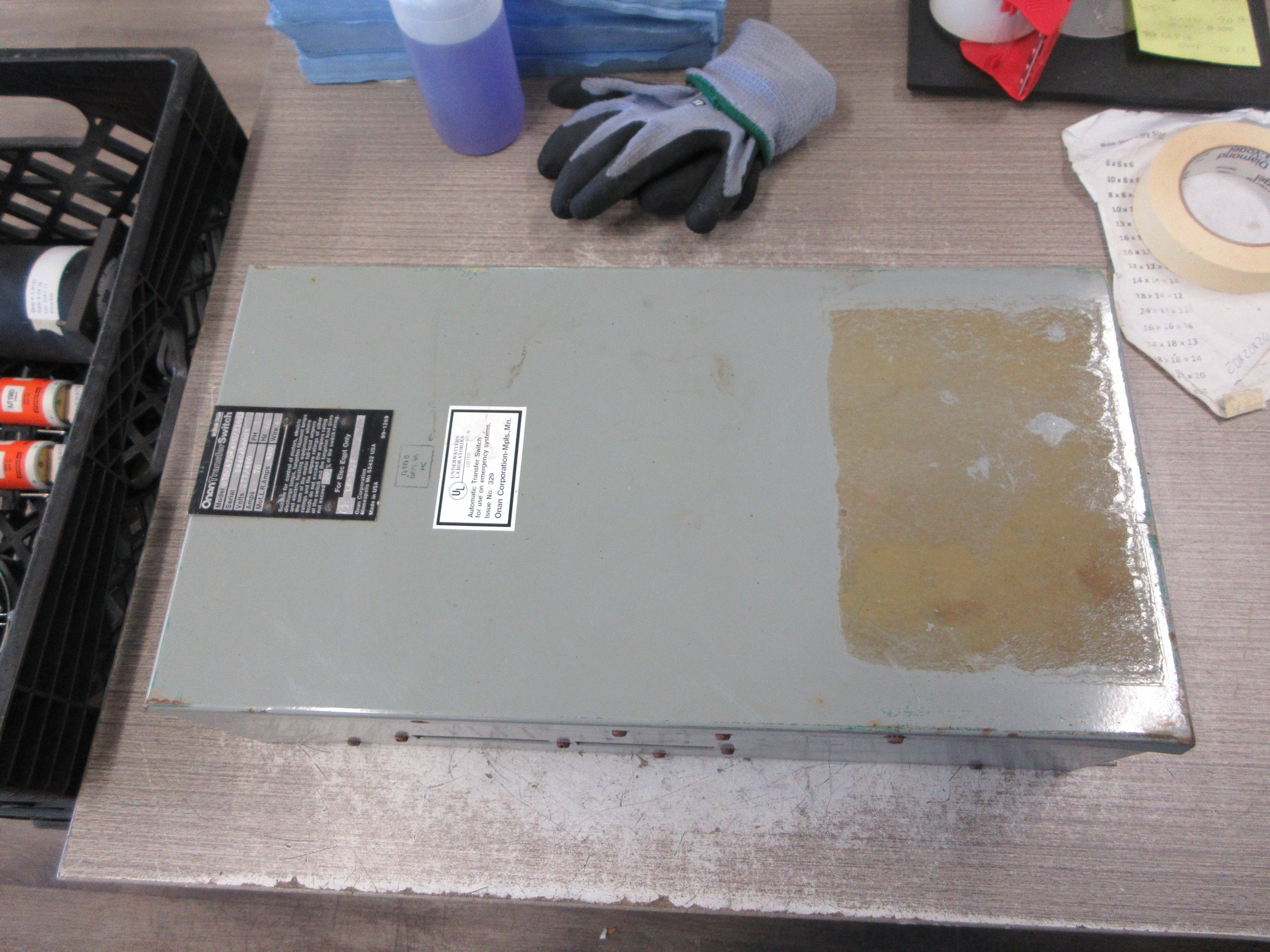 Onan Automatic Transfer Switch Control OTBCA70-4XU/3101E 70A 277/480V 3Ph Used