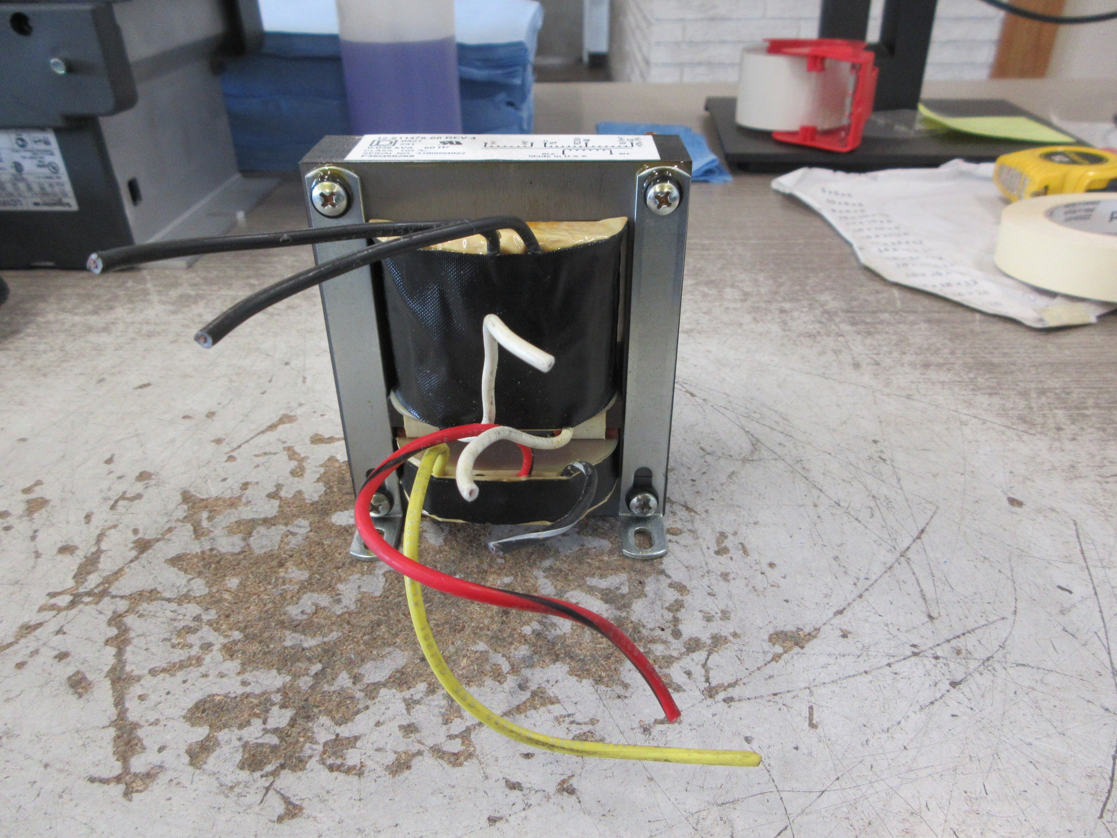 Square D Transformer 12-811478-00 Rev. 4 0.036KVA 480/600V 60Hz Used