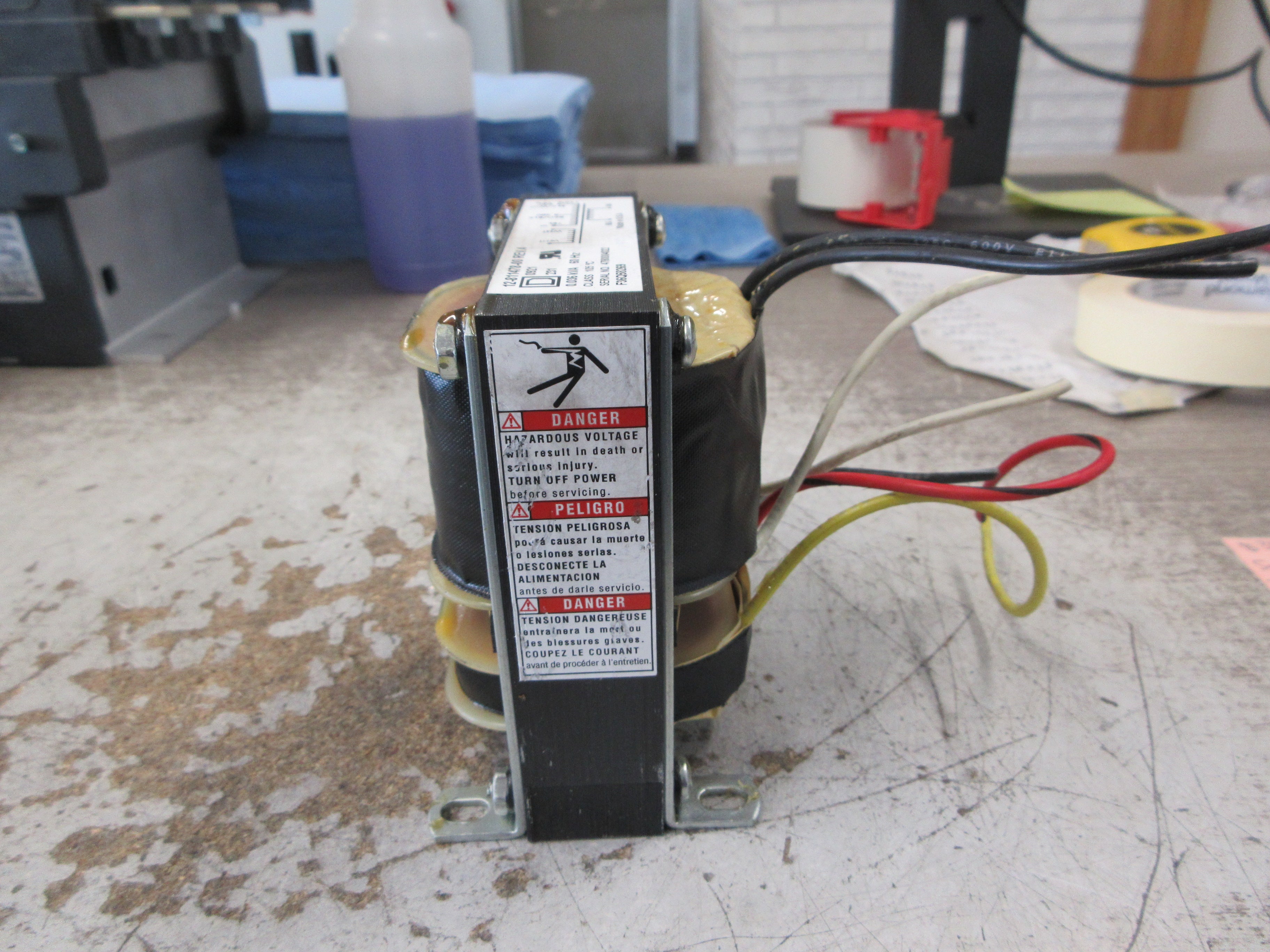 Square D Transformer 12-811478-00 Rev. 4 0.036KVA 480/600V 60Hz Used