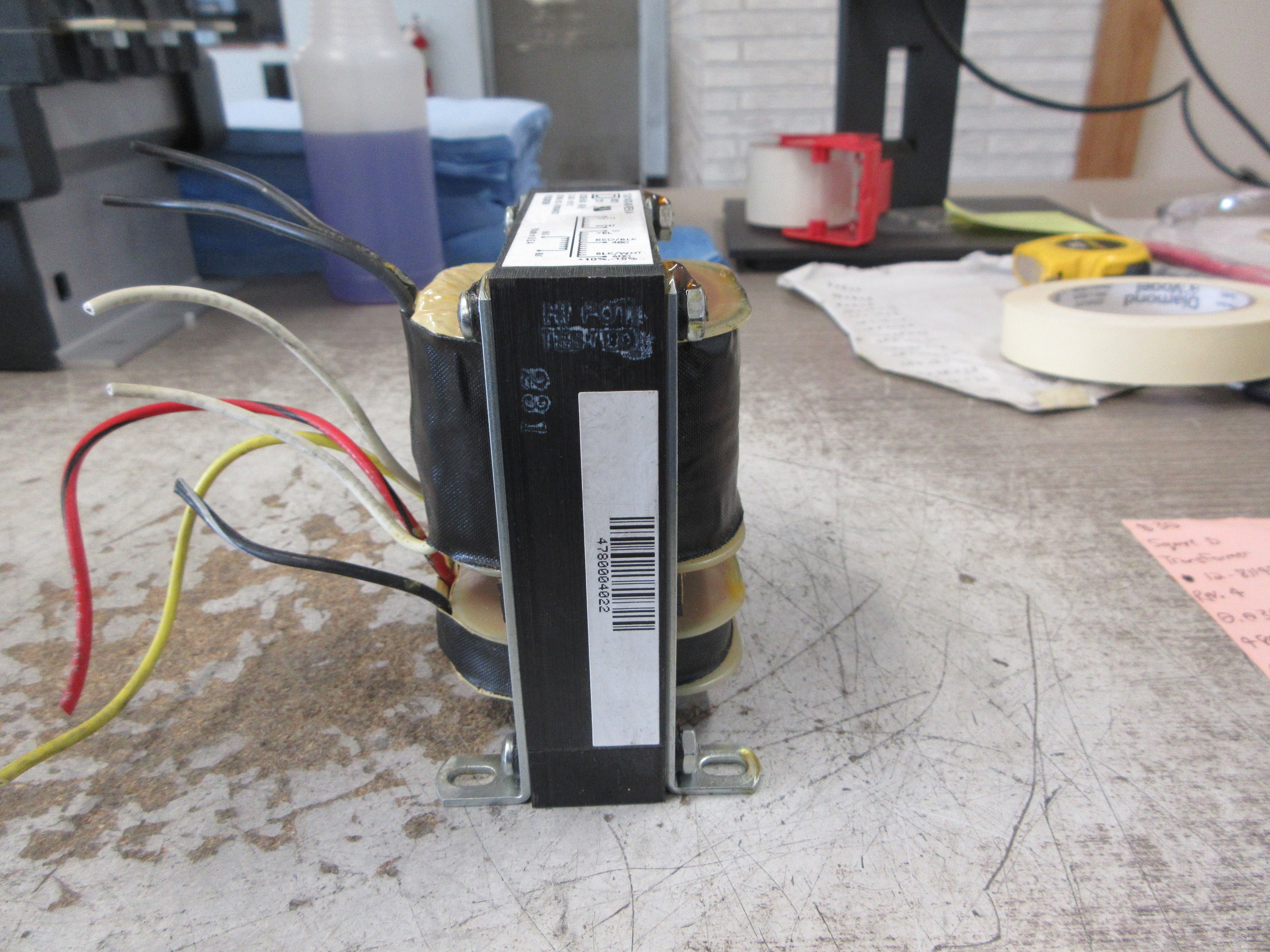 Square D Transformer 12-811478-00 Rev. 4 0.036KVA 480/600V 60Hz Used