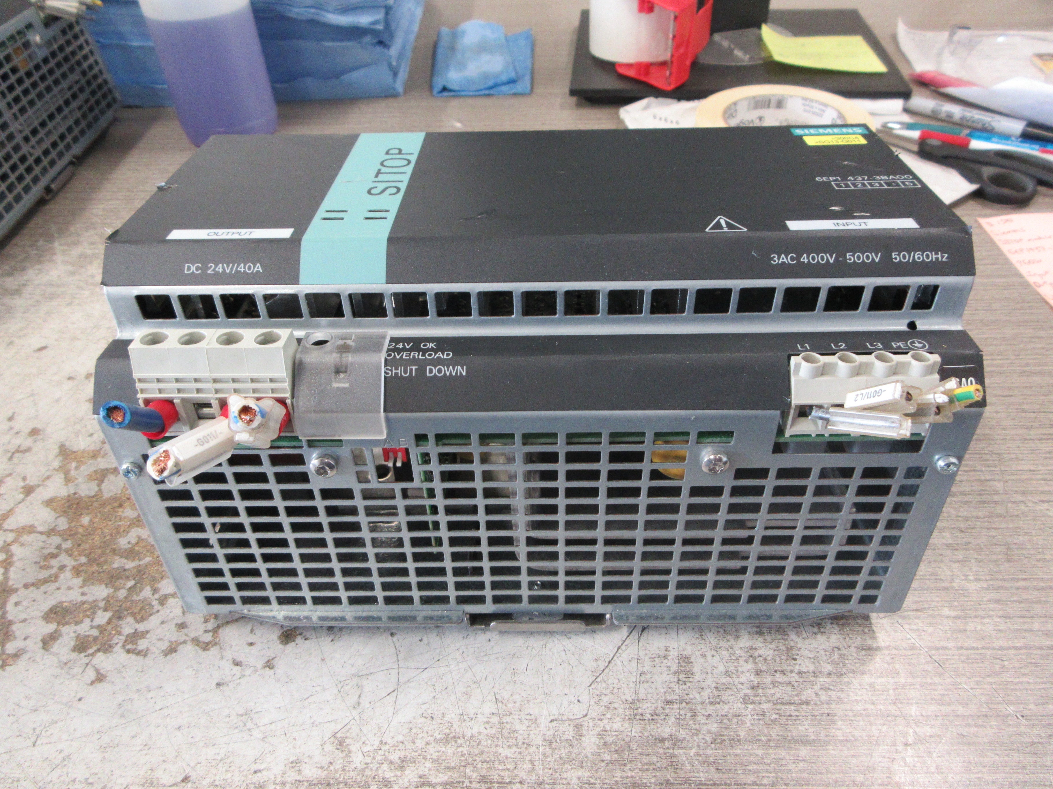 Siemens SITOP Modular Power Supply 6EP1437-3BA00 960W Used