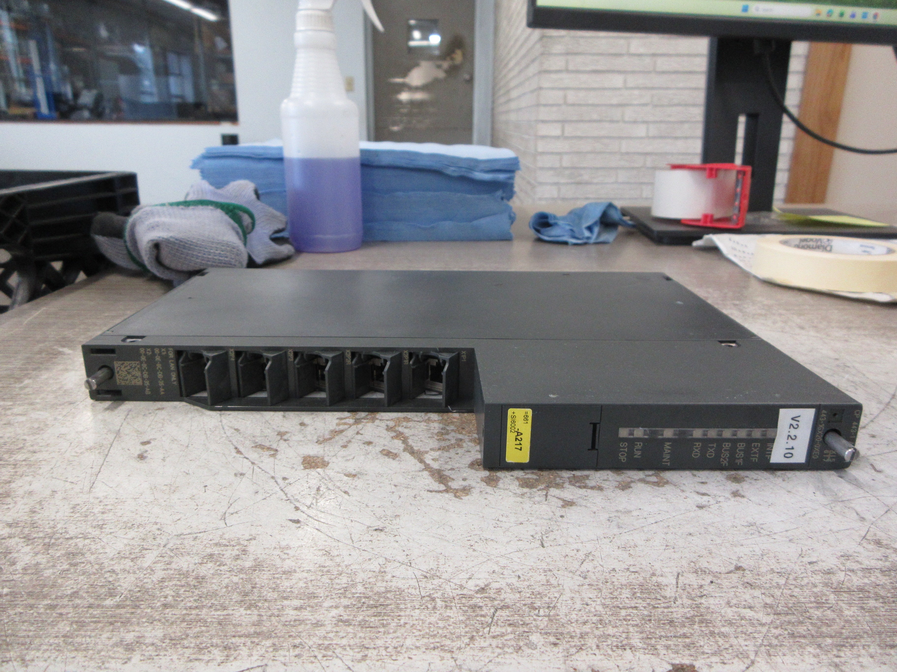 Siemens Simatic Net CP 443-1 Advanced Industrial Ethernet Module Used
