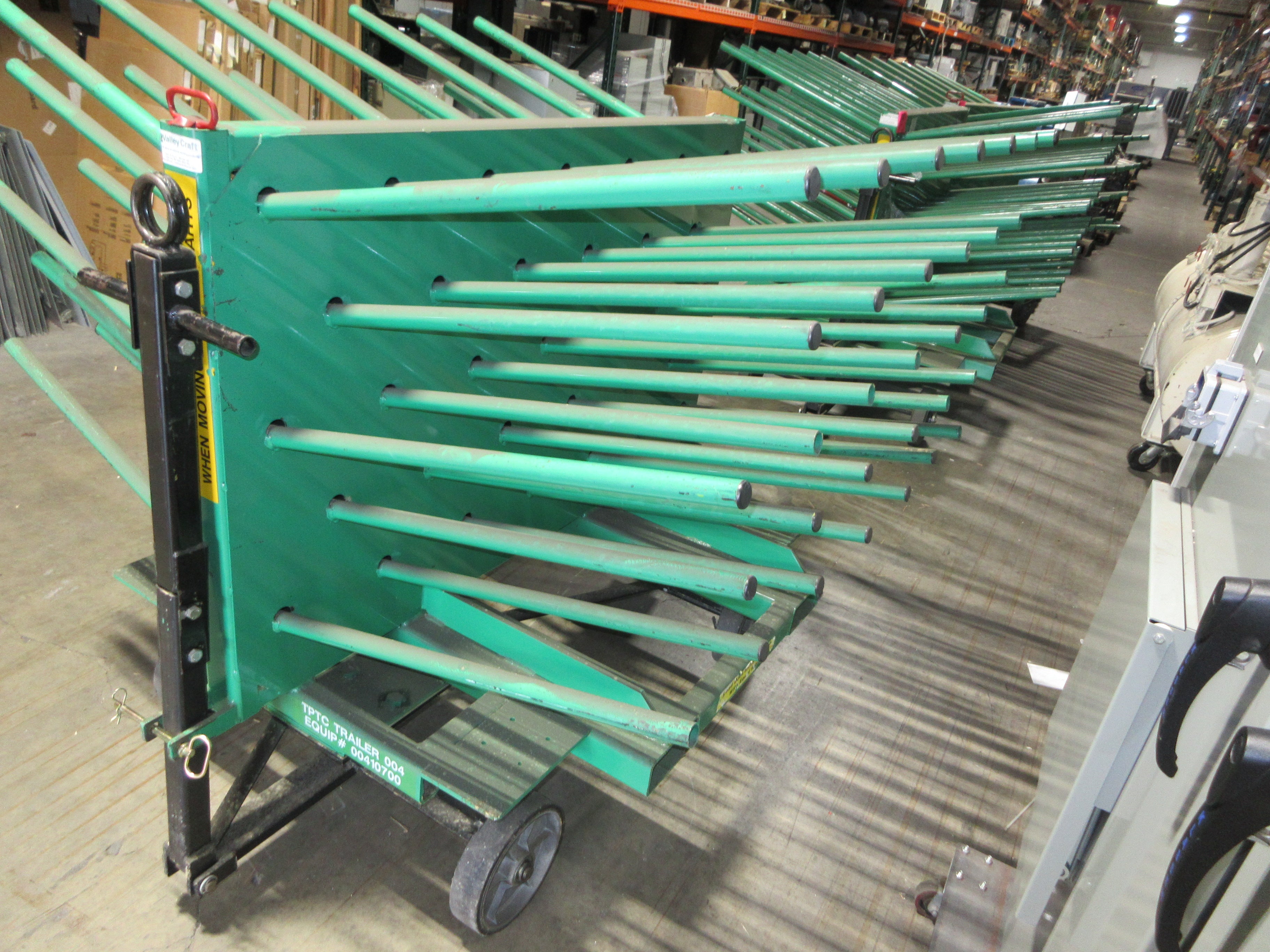 Valley Craft Quad-Steer Trailer TS226221-00 Length: 60" Width: 60" Used
