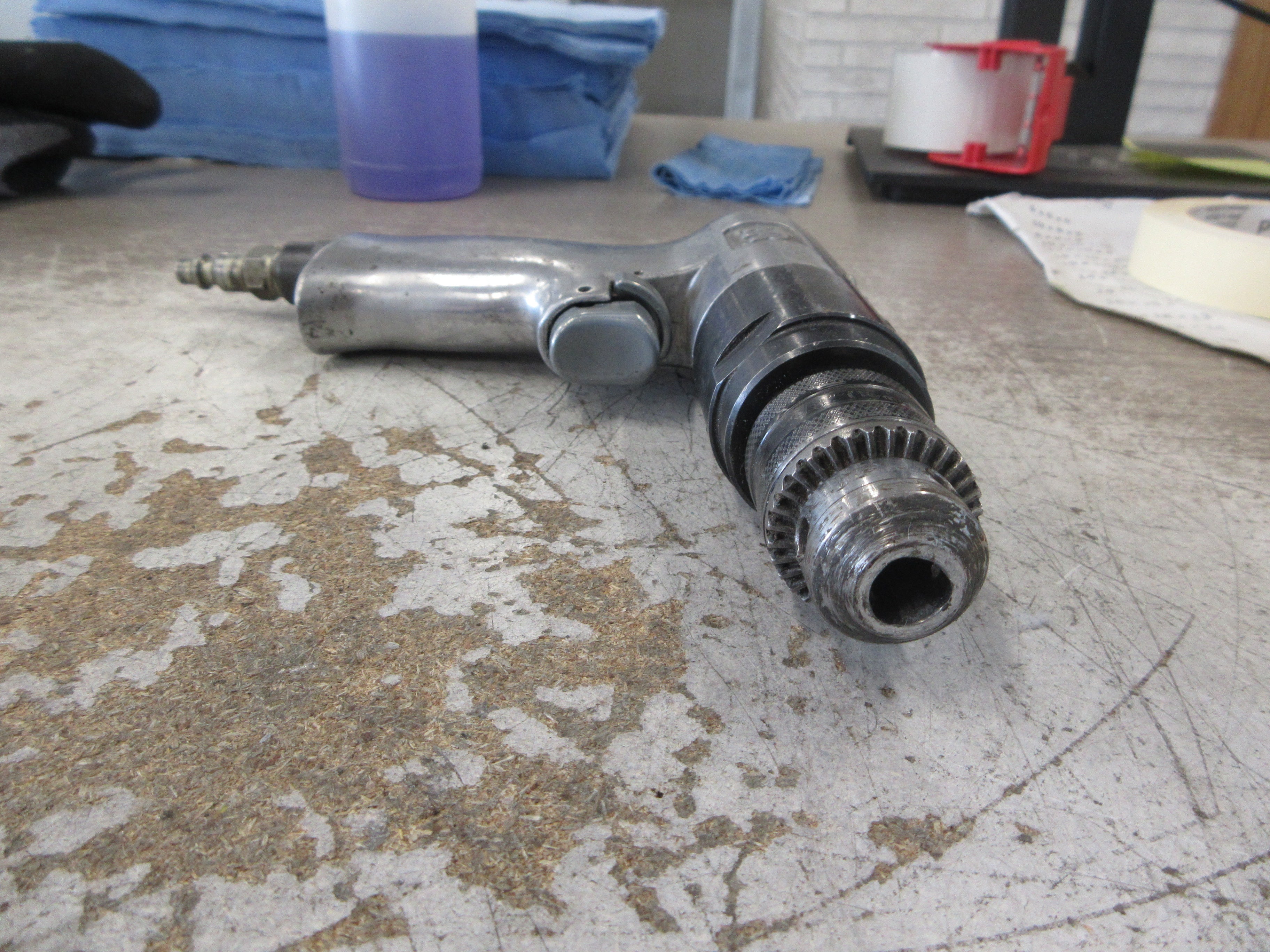 Ingersoll Rand Reversible Pneumatic Drill 7802R 90PSI Used
