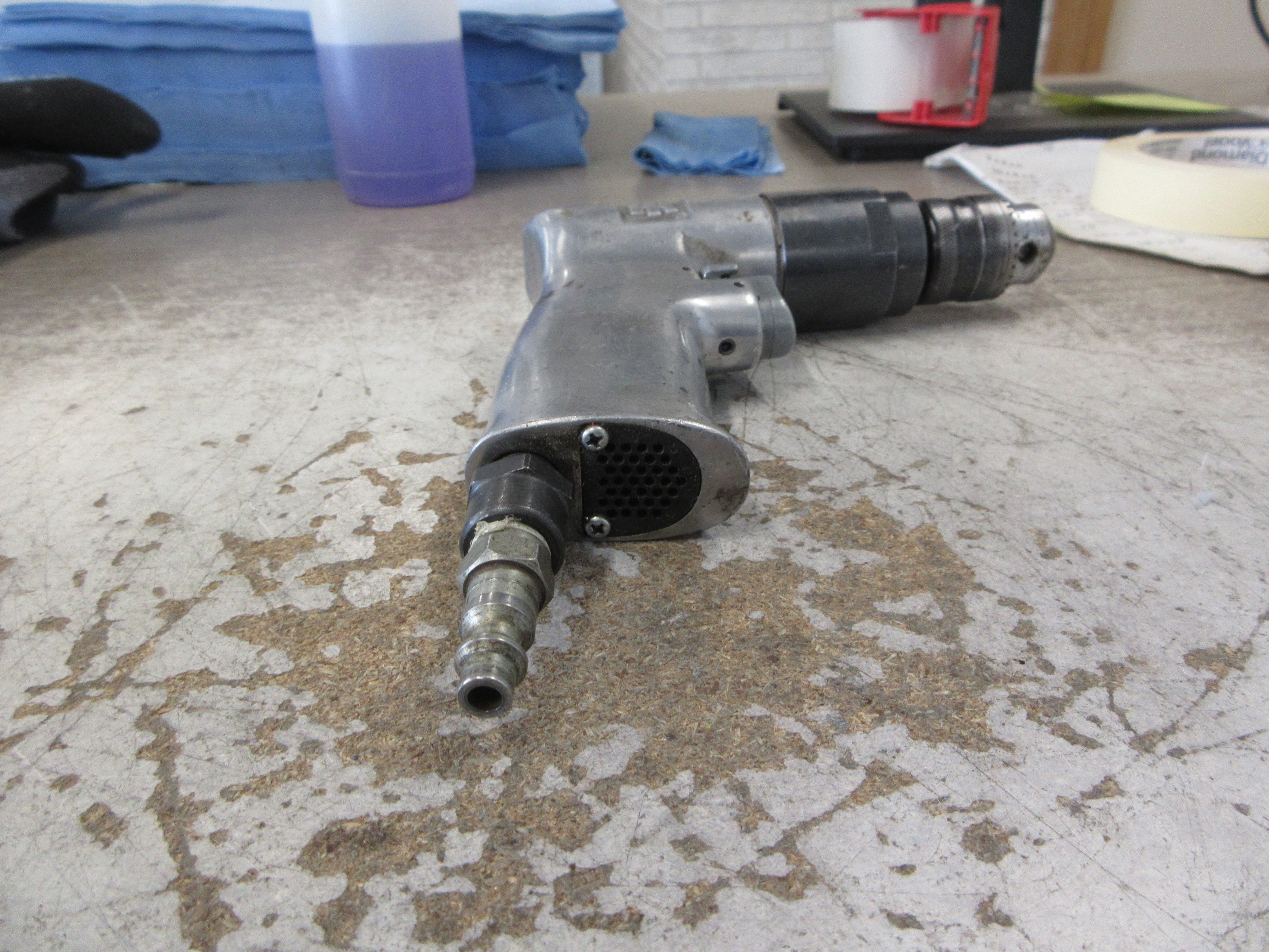 Ingersoll Rand Reversible Pneumatic Drill 7802R 90PSI Used
