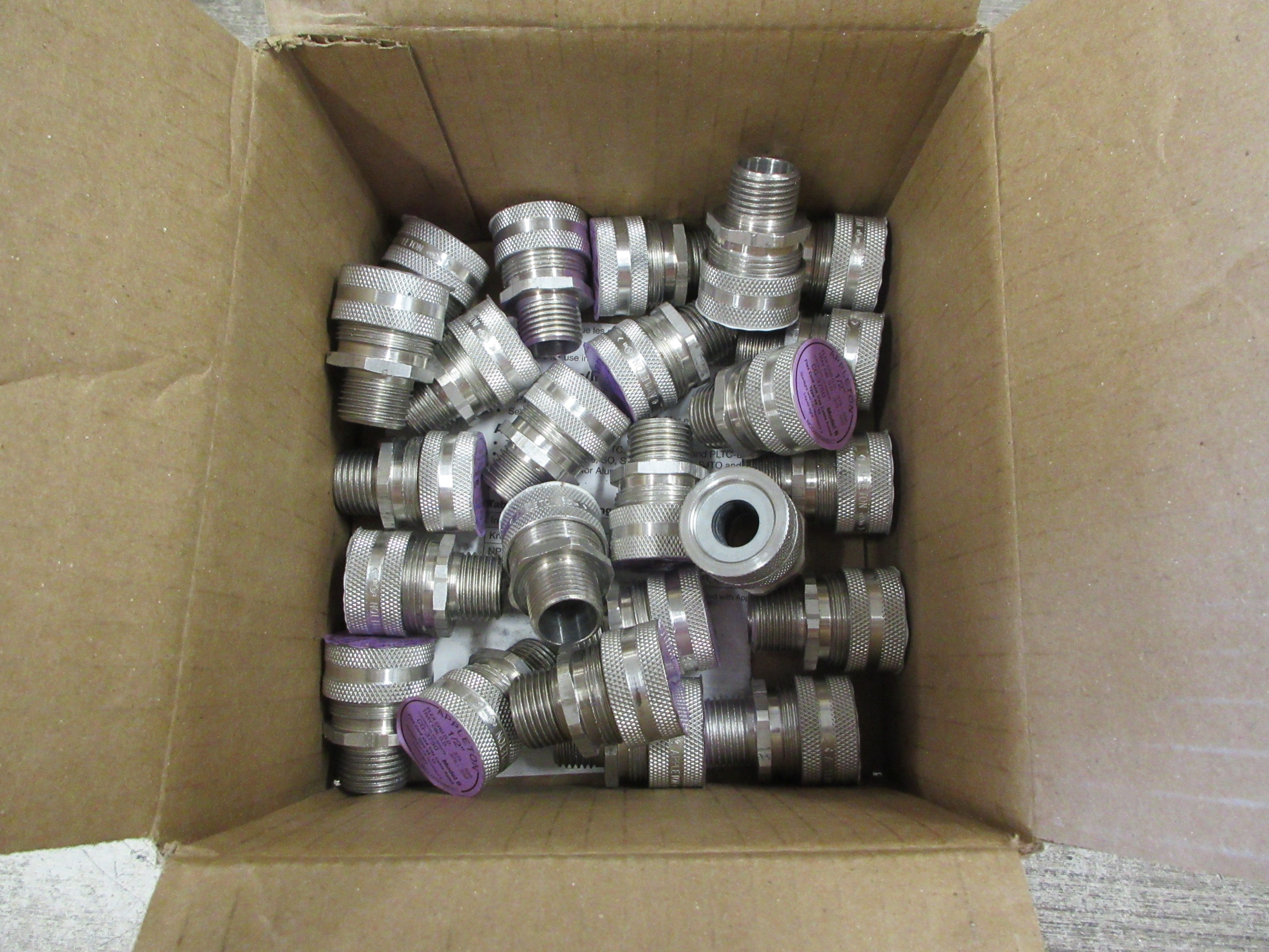 Emerson Appleton Liquid-Tight Cord Grip Connector CG3750 Model B Size: 1/2" Used