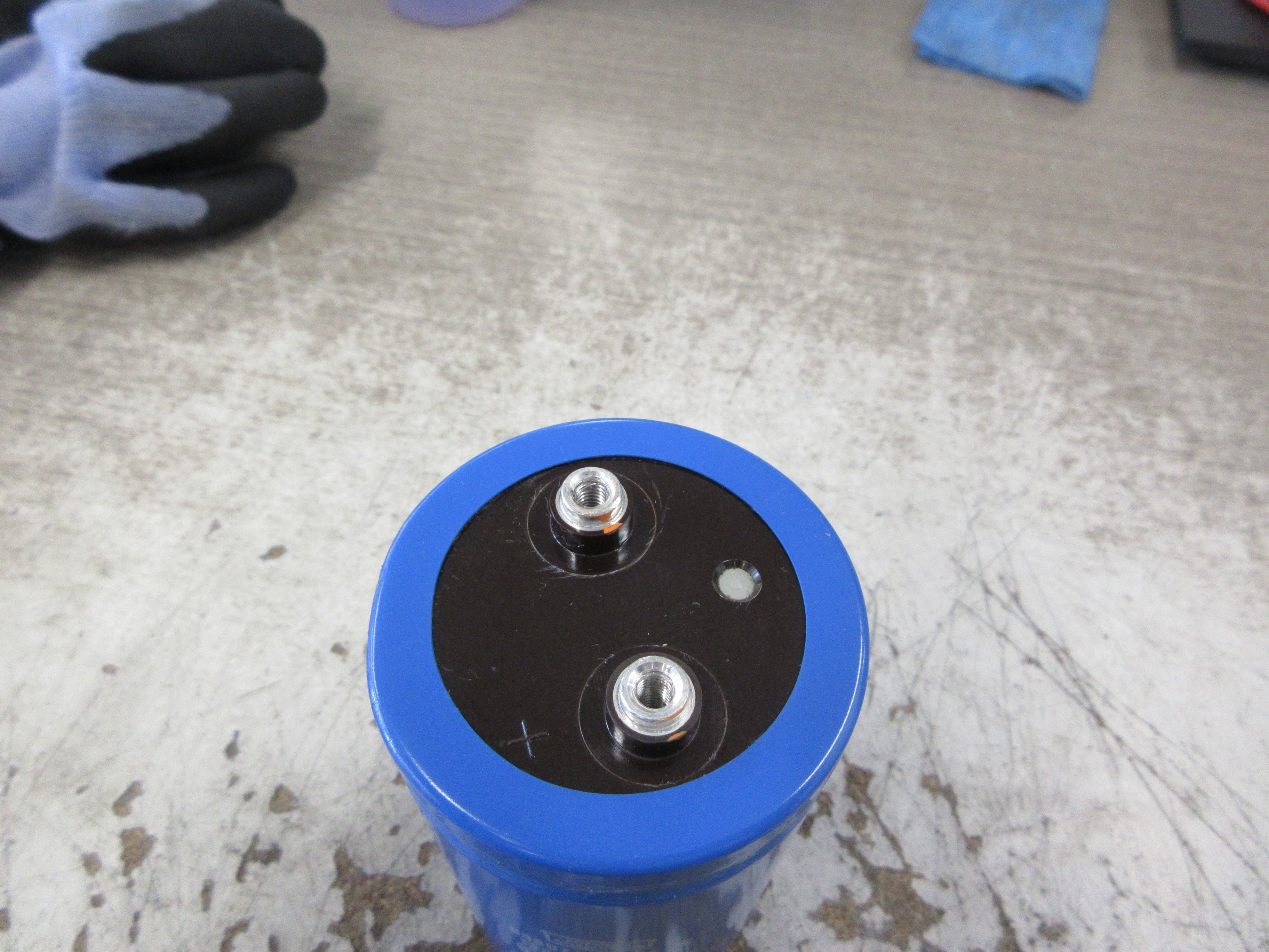Nippon Chemi-Con Capacitor 120105088-001 64,000uF 63V Used