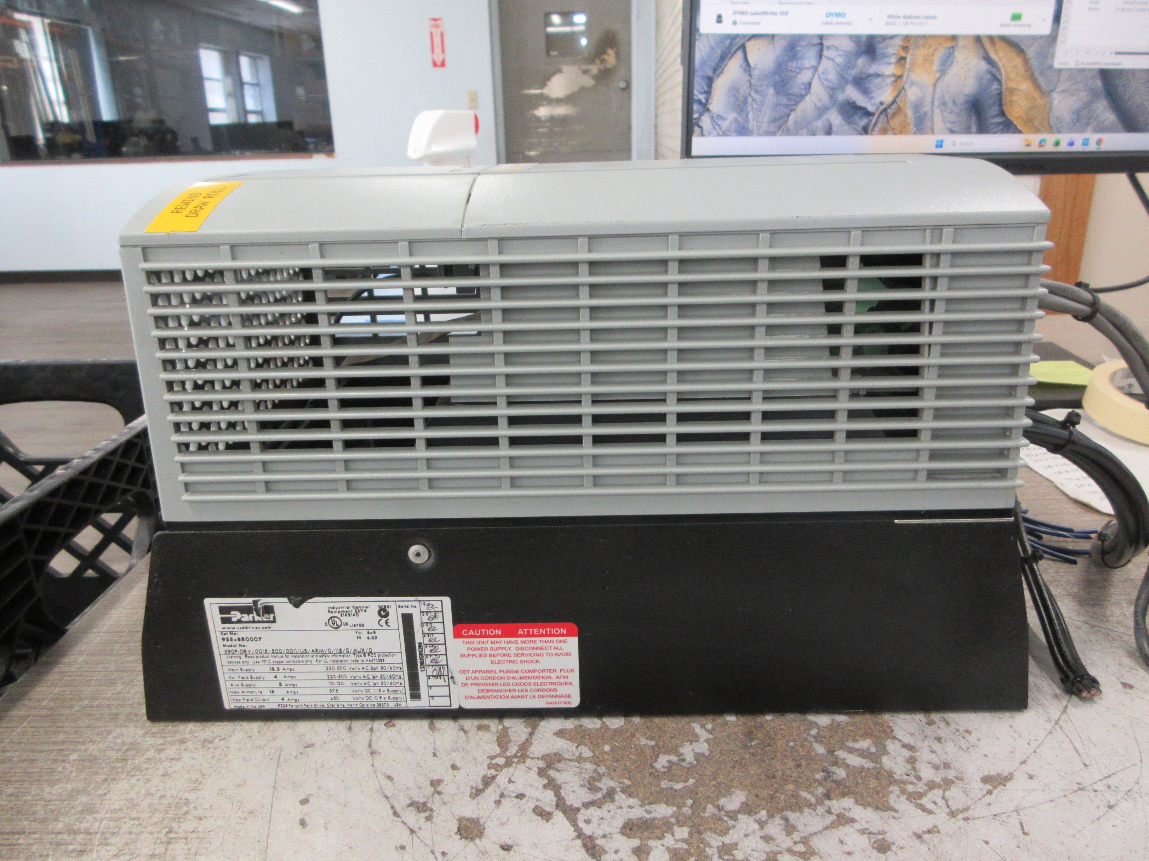 Parker DC 590+ Series 2 Integrator DC Drive 955+8R0007 FW: 8V9 BS: 8.03 Used