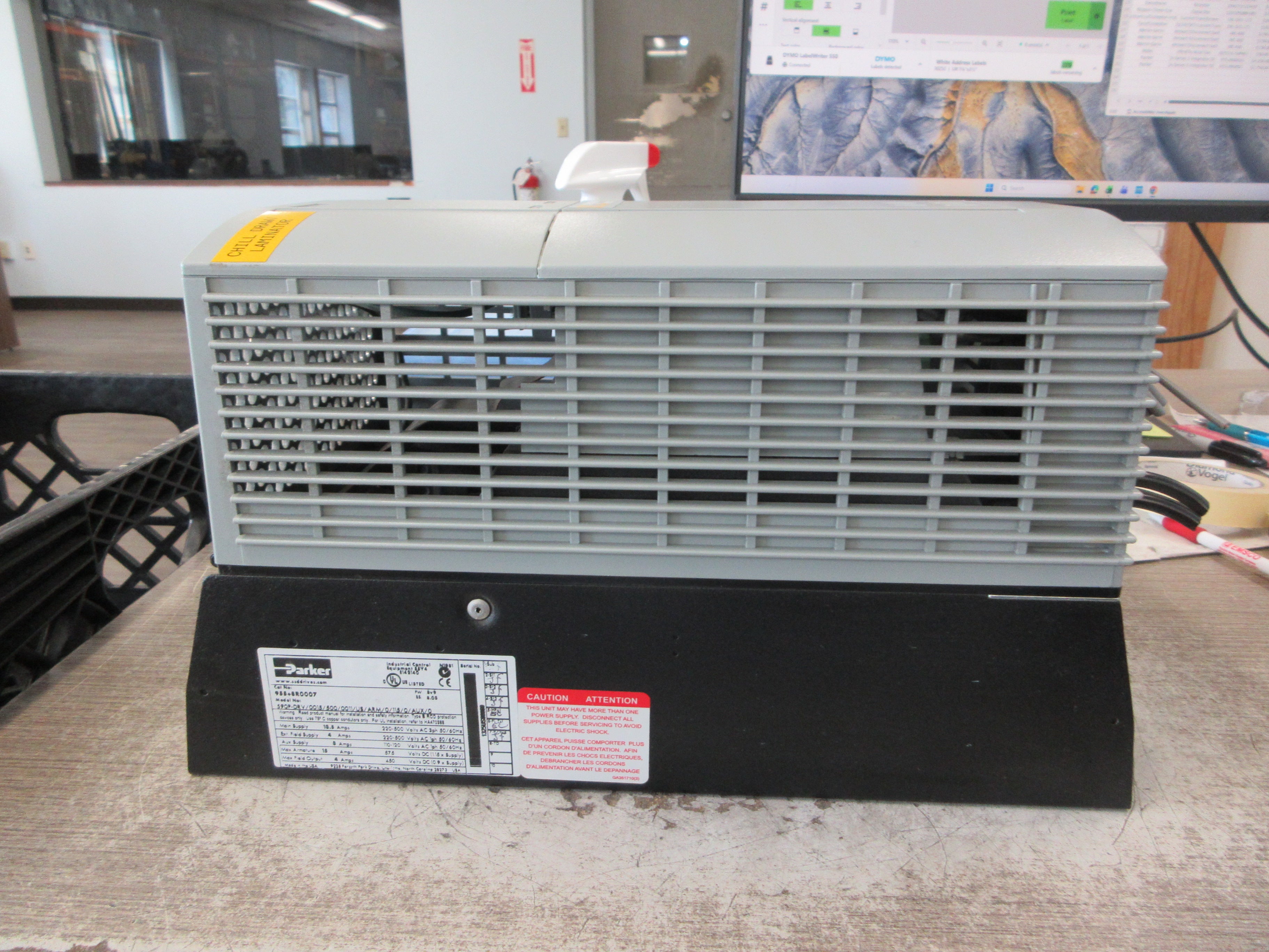 Parker DC 590+ Series 2 Integrator DC Drive 955+8R0007 FW: 8V9 BS: 8.03 Used