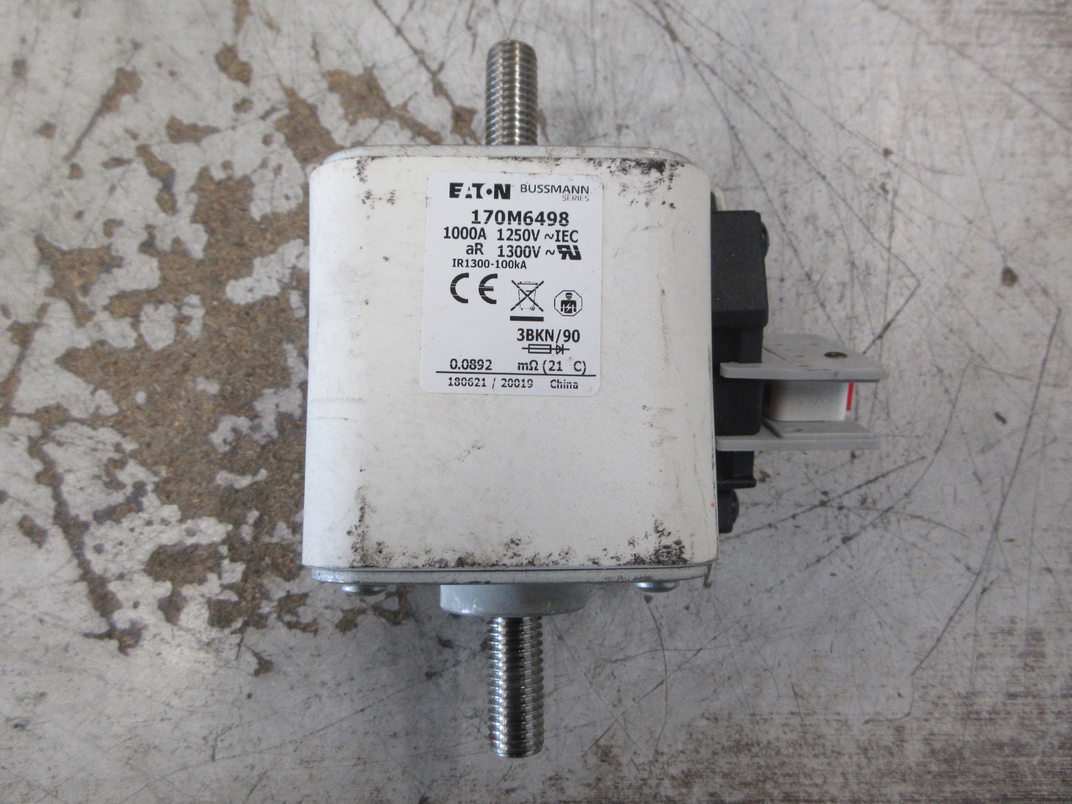 Eaton Bussmann Series Fuse 170M6498 1000A 1250V Used