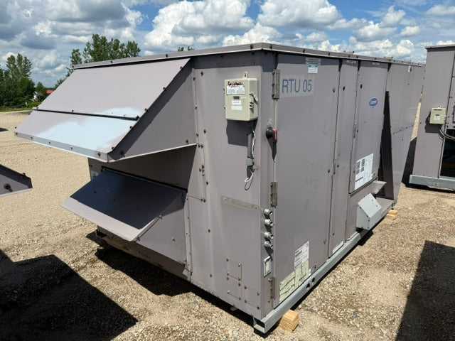Carrier 48HGE Rooftop Unit 48HGE028AA-6--AG 25 Tons 460V 3Ph Used