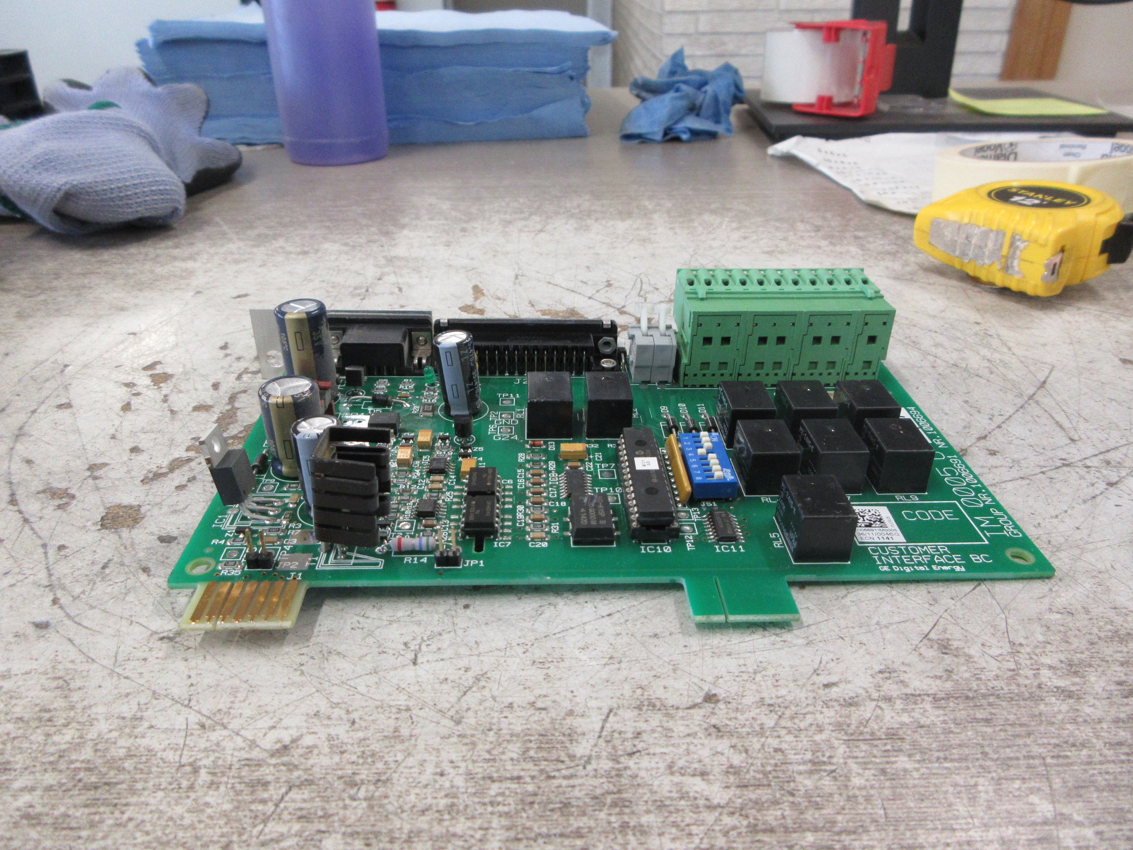 GE IM 0005 G Customer Interface Board 1006691 Used