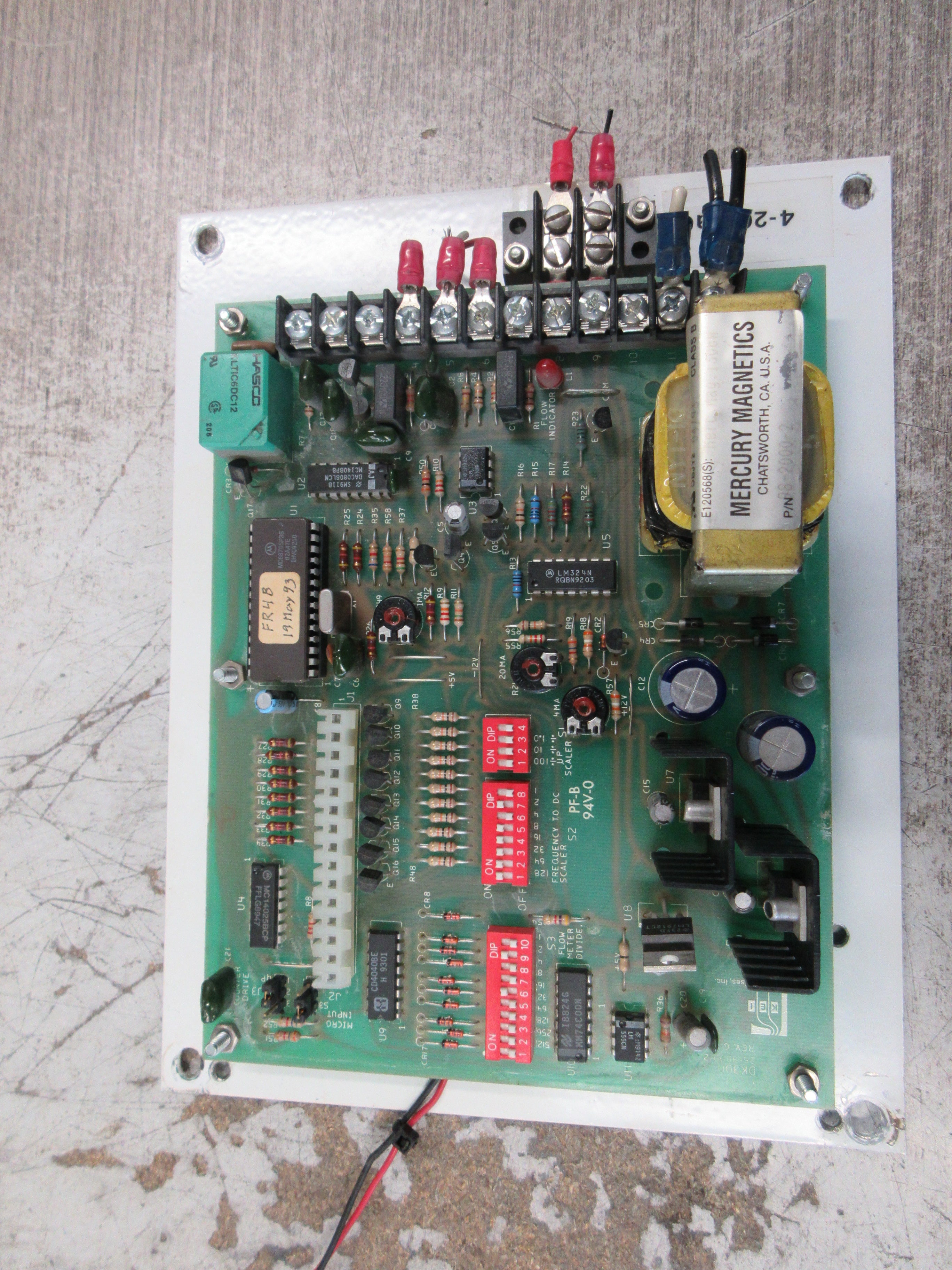 KEI DK 300 Control Board 25-3000-2 Rev. G Used