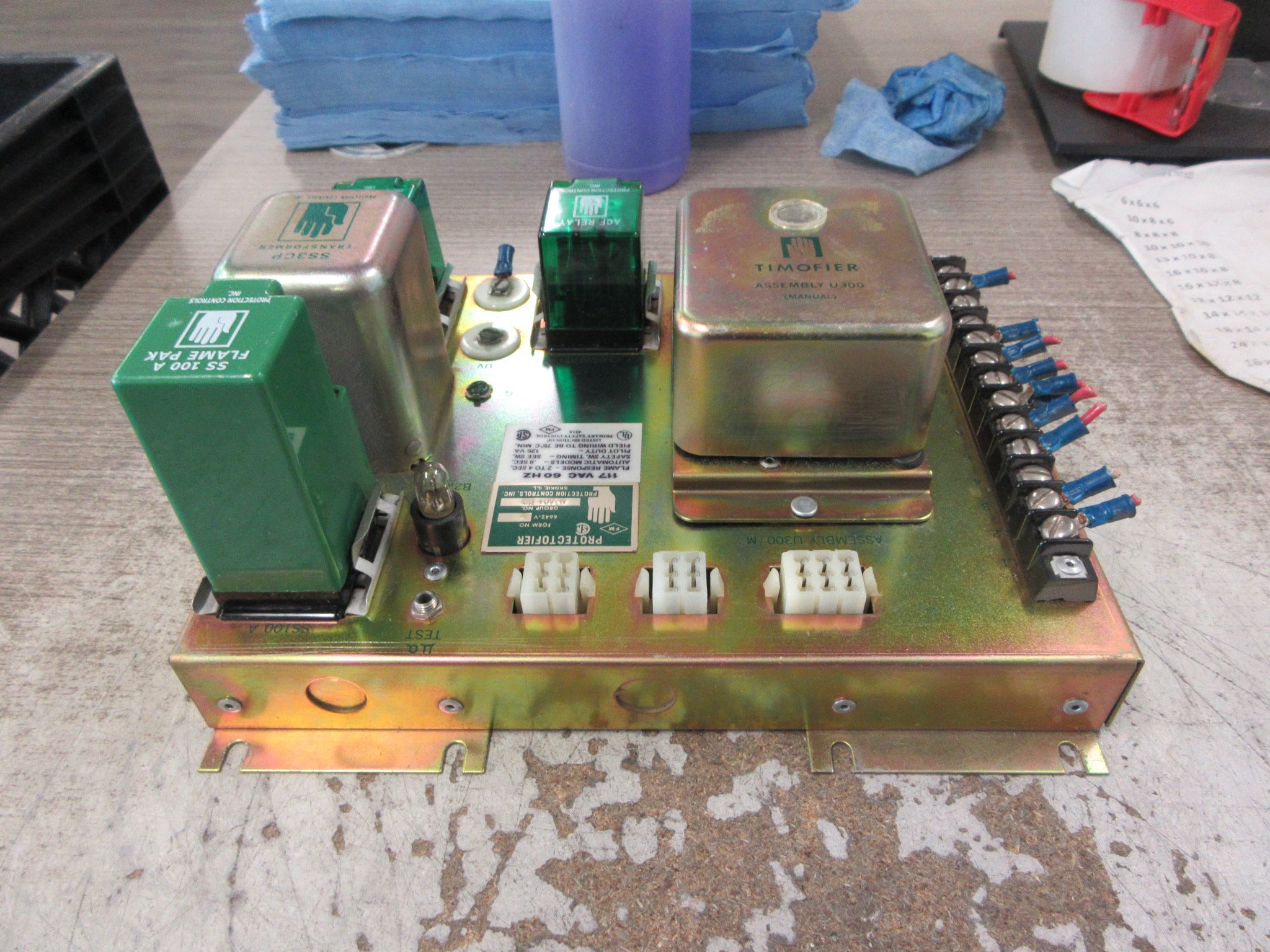 Protection Controls Protectifier Burner Control 6642-VT 117V 60Hz Used