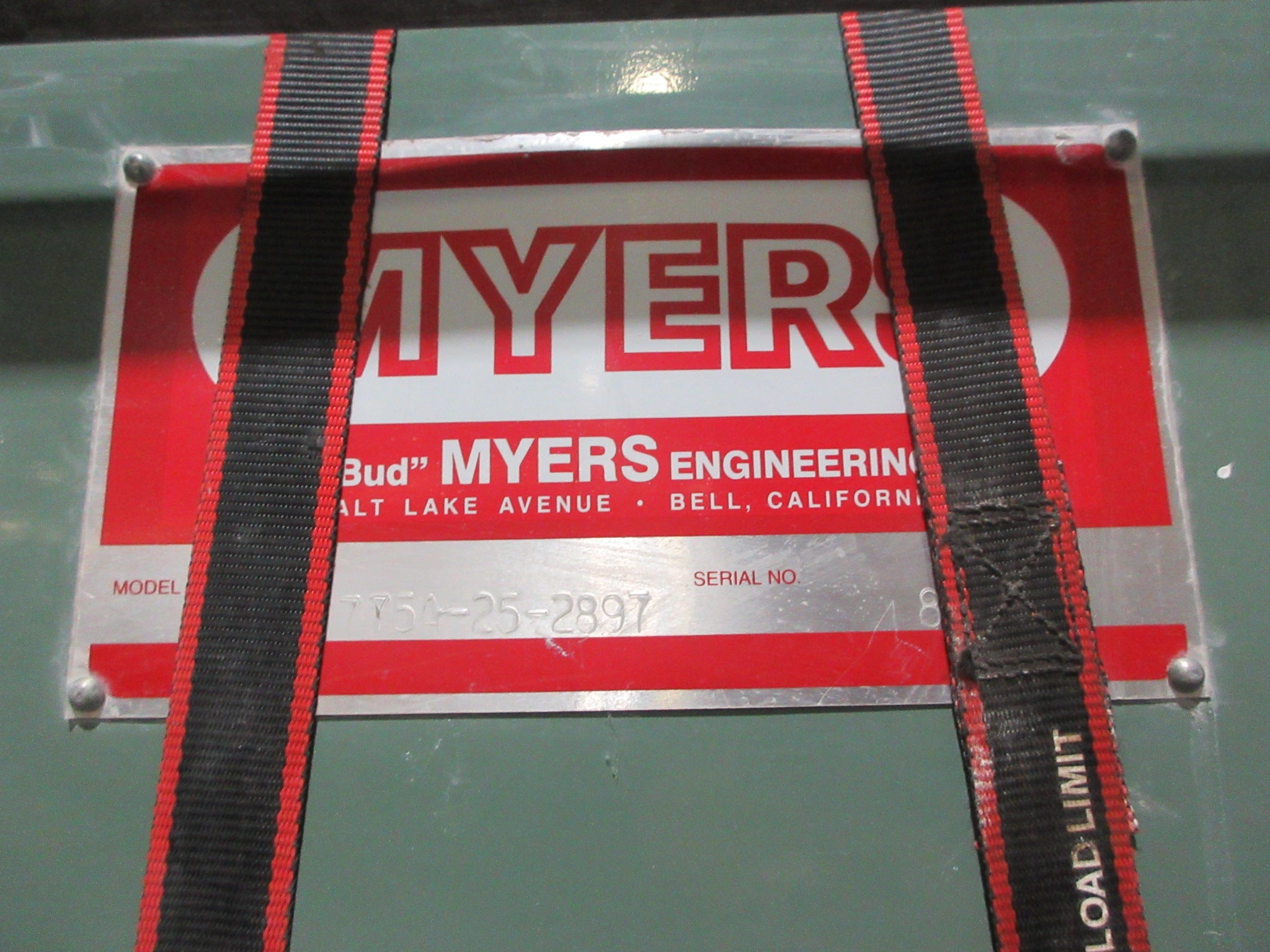 Myers High Speed Disperser 775A-25-2897 25HP 230/460V 3Ph Used