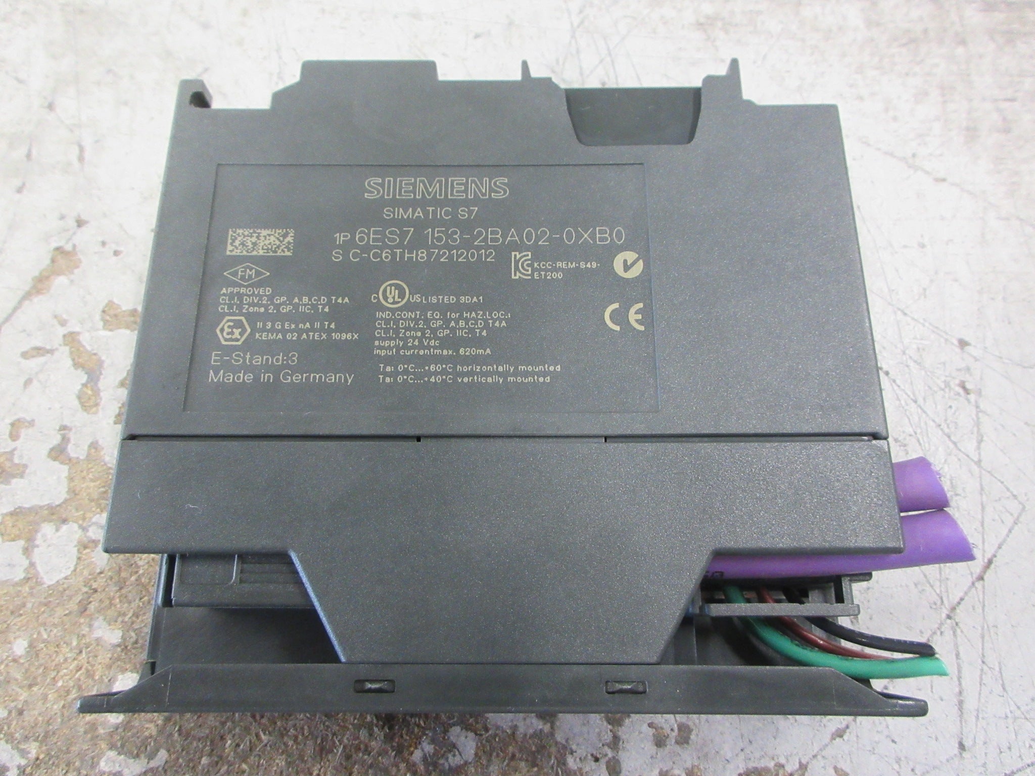 Siemens Simatic S7 ET200M/Link Module 6ES7 153-2BA02-0XB0 E-Stand: 3 Used
