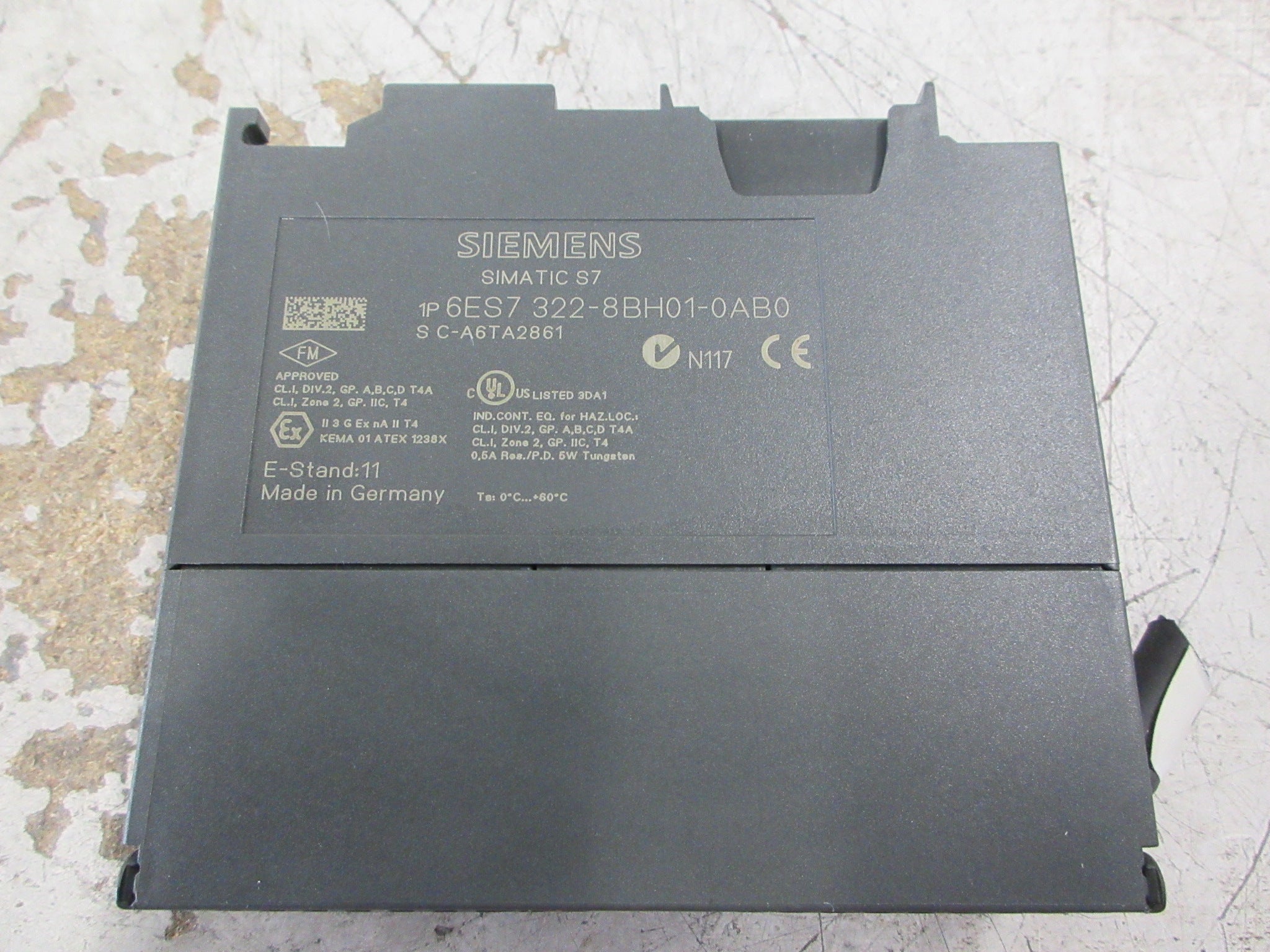 Siemens Simatic S7 digital Output Module 6ES7 322-8BH01-0AB0 E-Stand: 11 Used