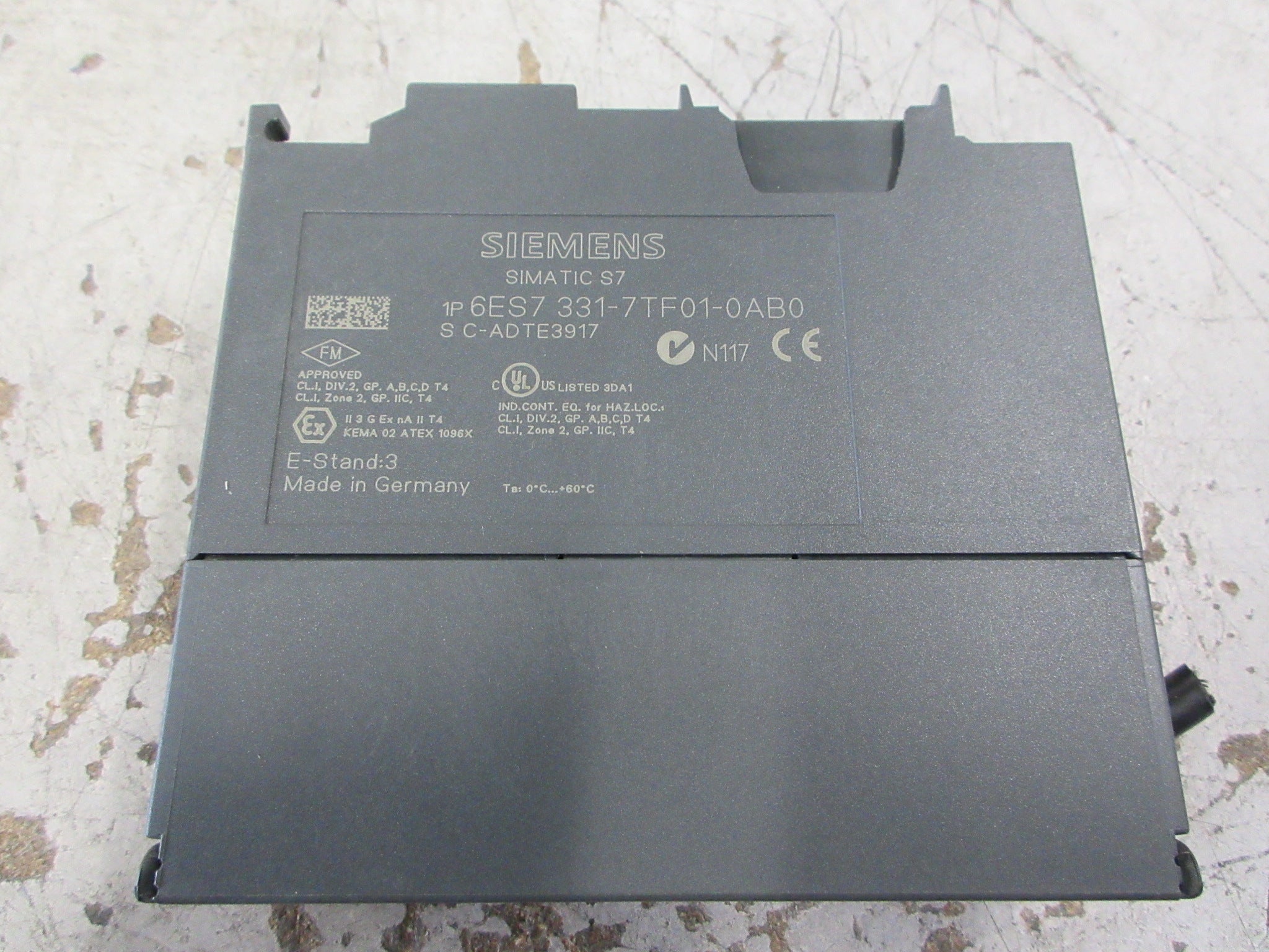 Siemens Simatic S7 HART Analog Input Module 6ES7 331-7TF01-0AB0 E-Stand: 3 Used