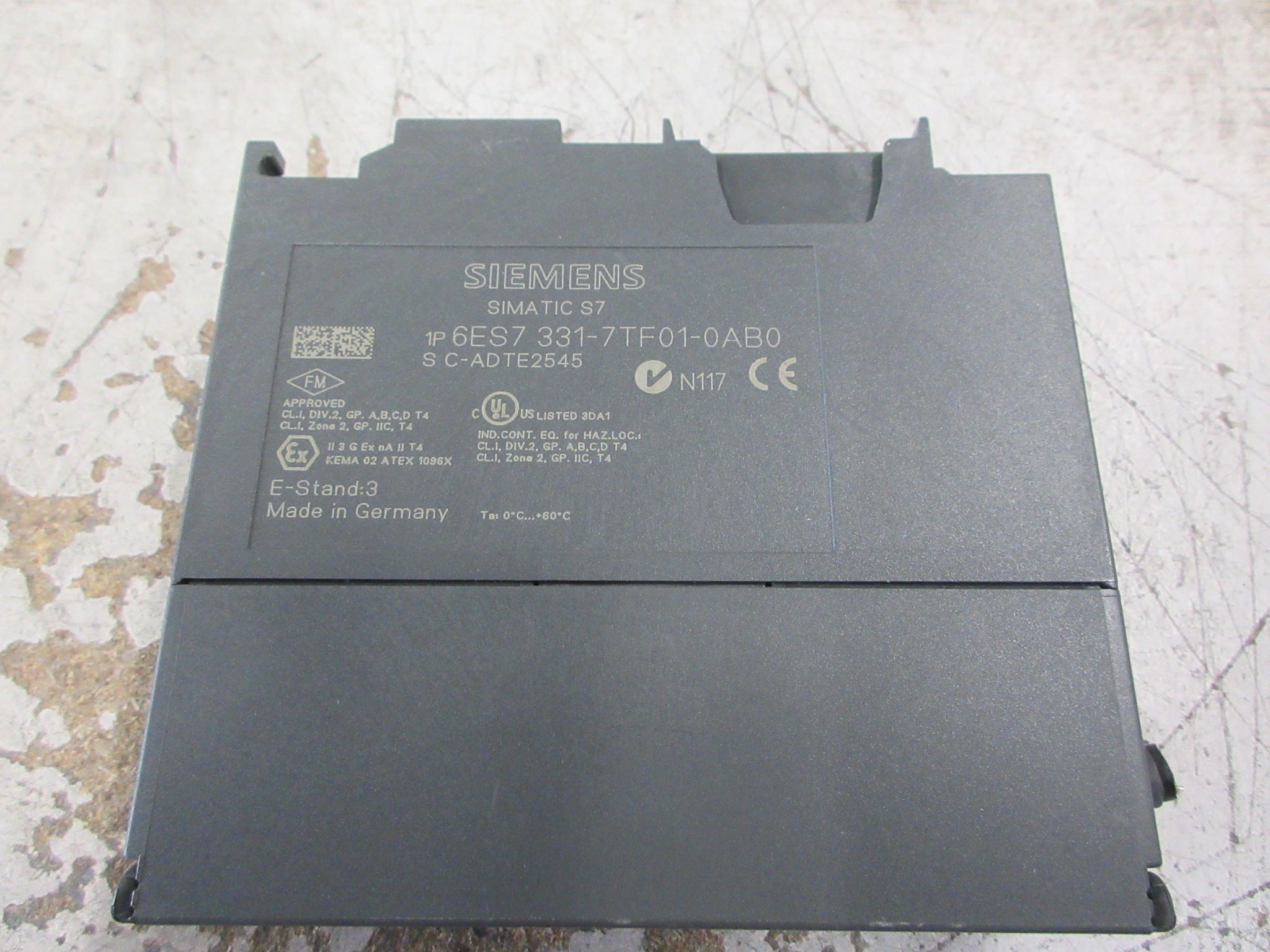 Siemens Simatic S7 HART Analog Input Module 6ES7 331-7TF01-0AB0 E-Stand: 3 Used