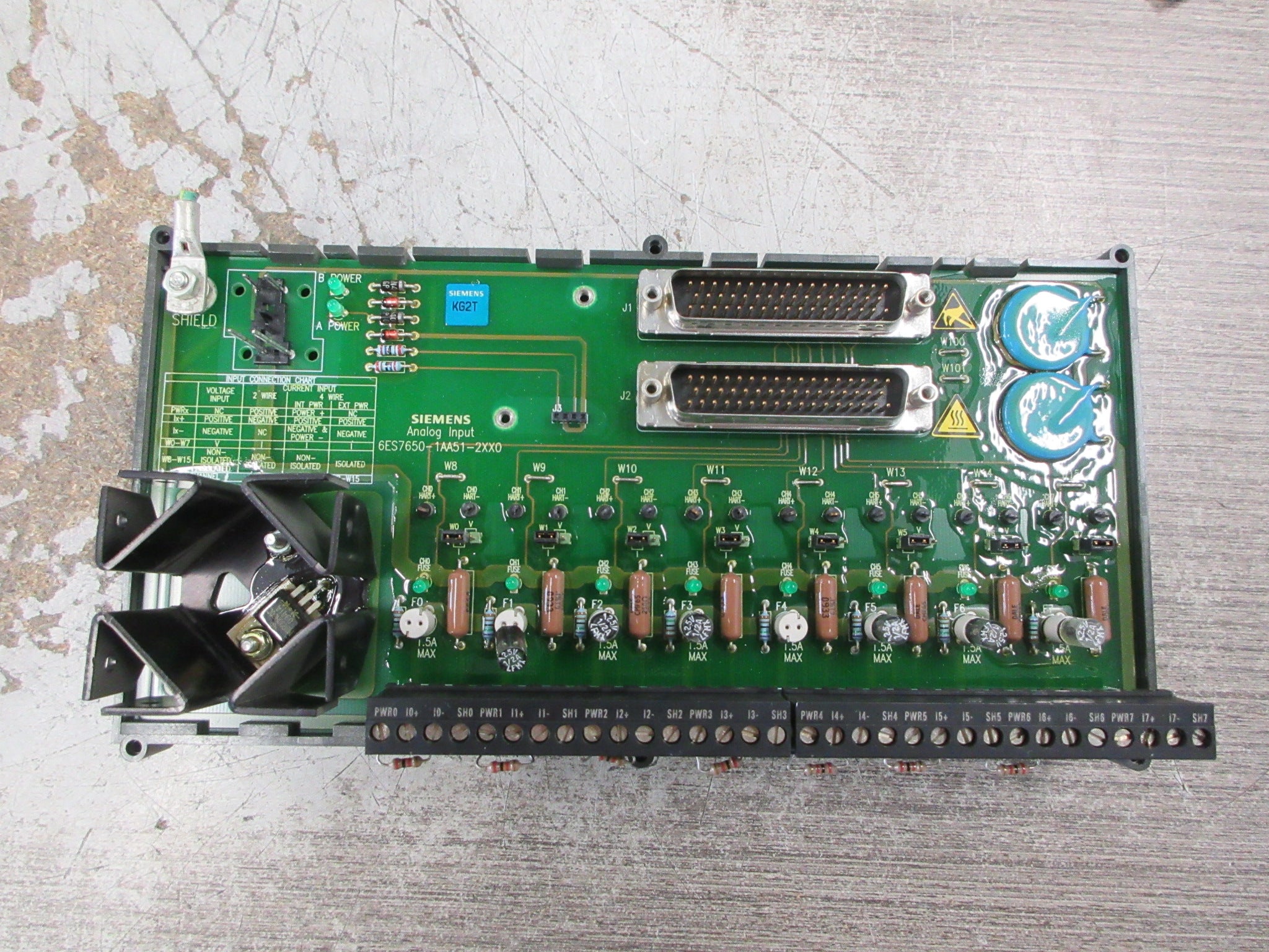 Siemens Analog Input MTA 6ES7650-1AA51-2XX0 8-Ch Used