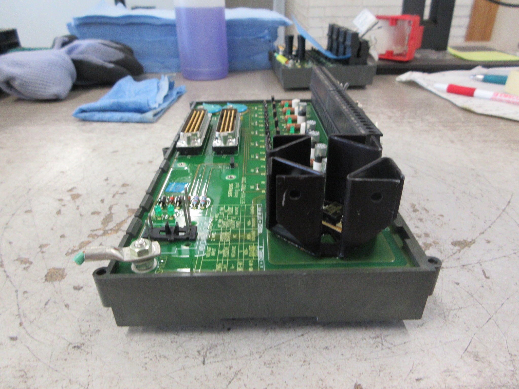 Siemens Analog Input MTA 6ES7650-1AA51-2XX0 8-Ch *Chipped Base* Used
