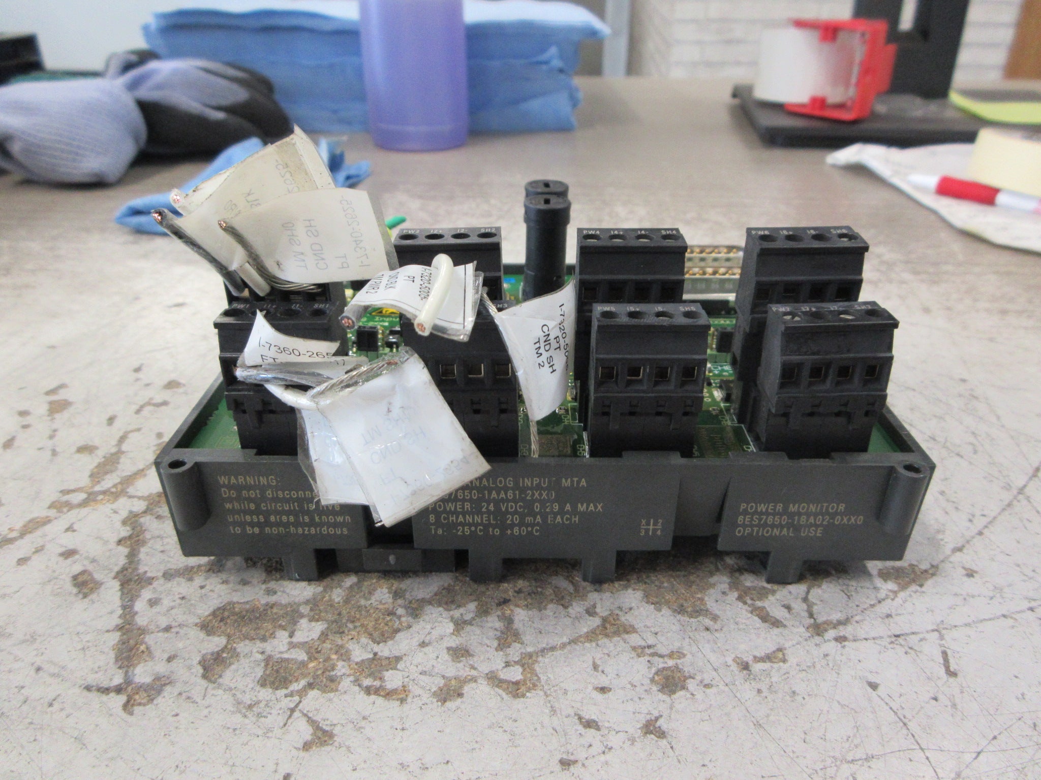 Siemens HART Analog Input MTA 6ES7650-1AA61-2XX0 8-Ch Used