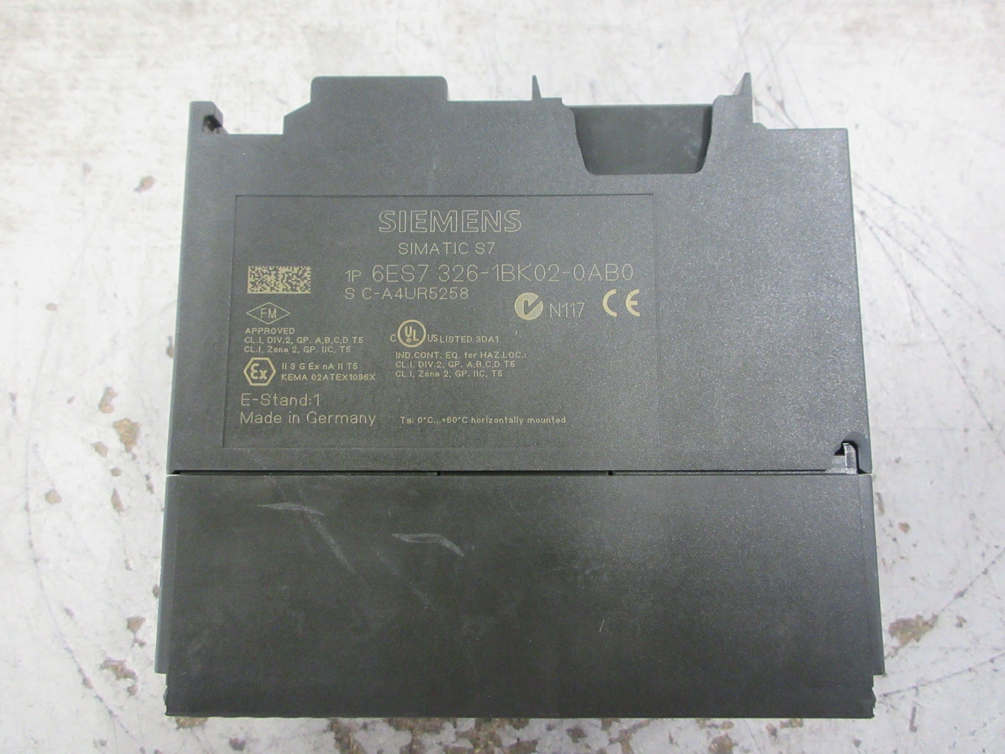 Siemens Simatic S7 FailSafe Digital Input Module 6ES7 326-1BK02-0AB0 Used